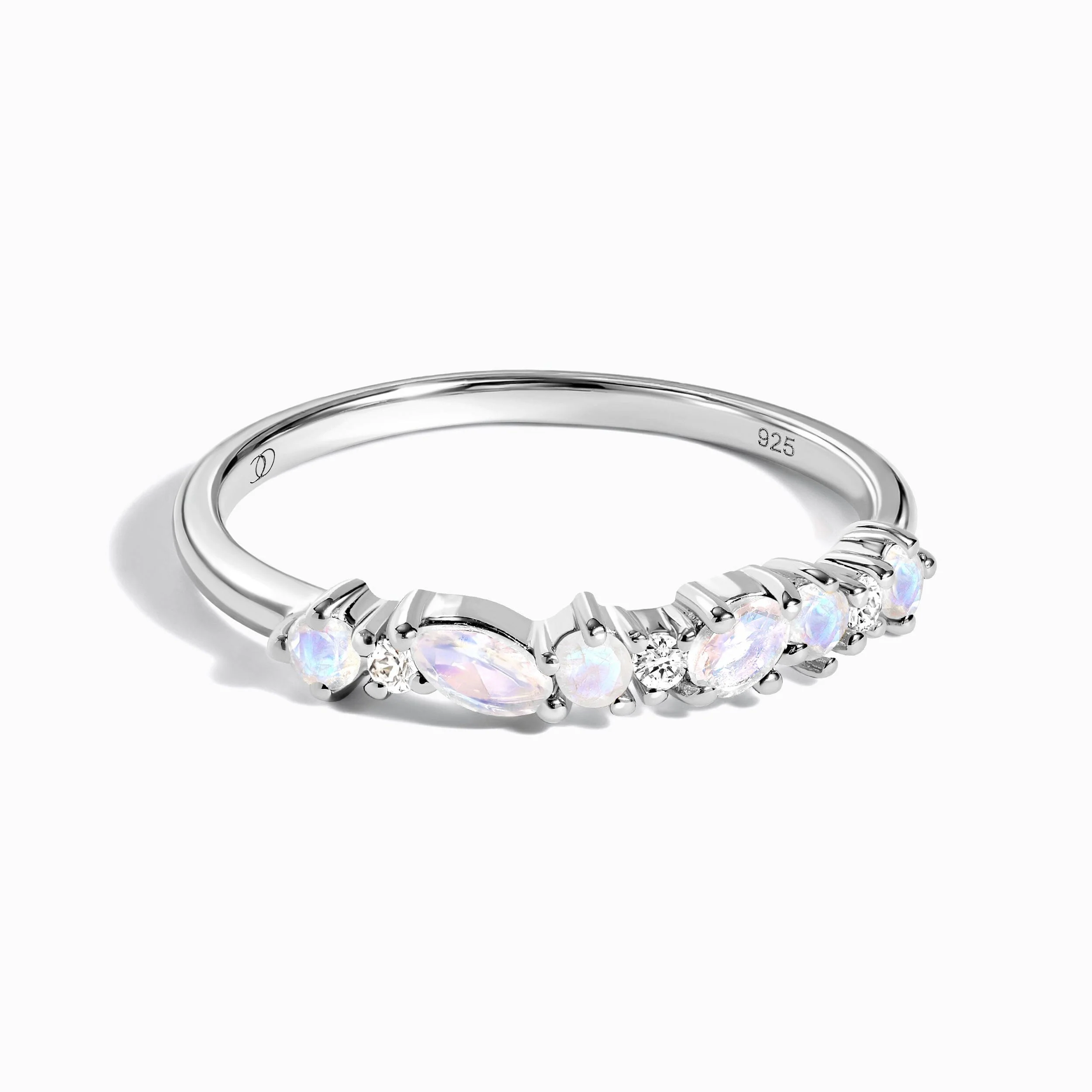 Fine Moonstone Lab Diamond Ring - Grace