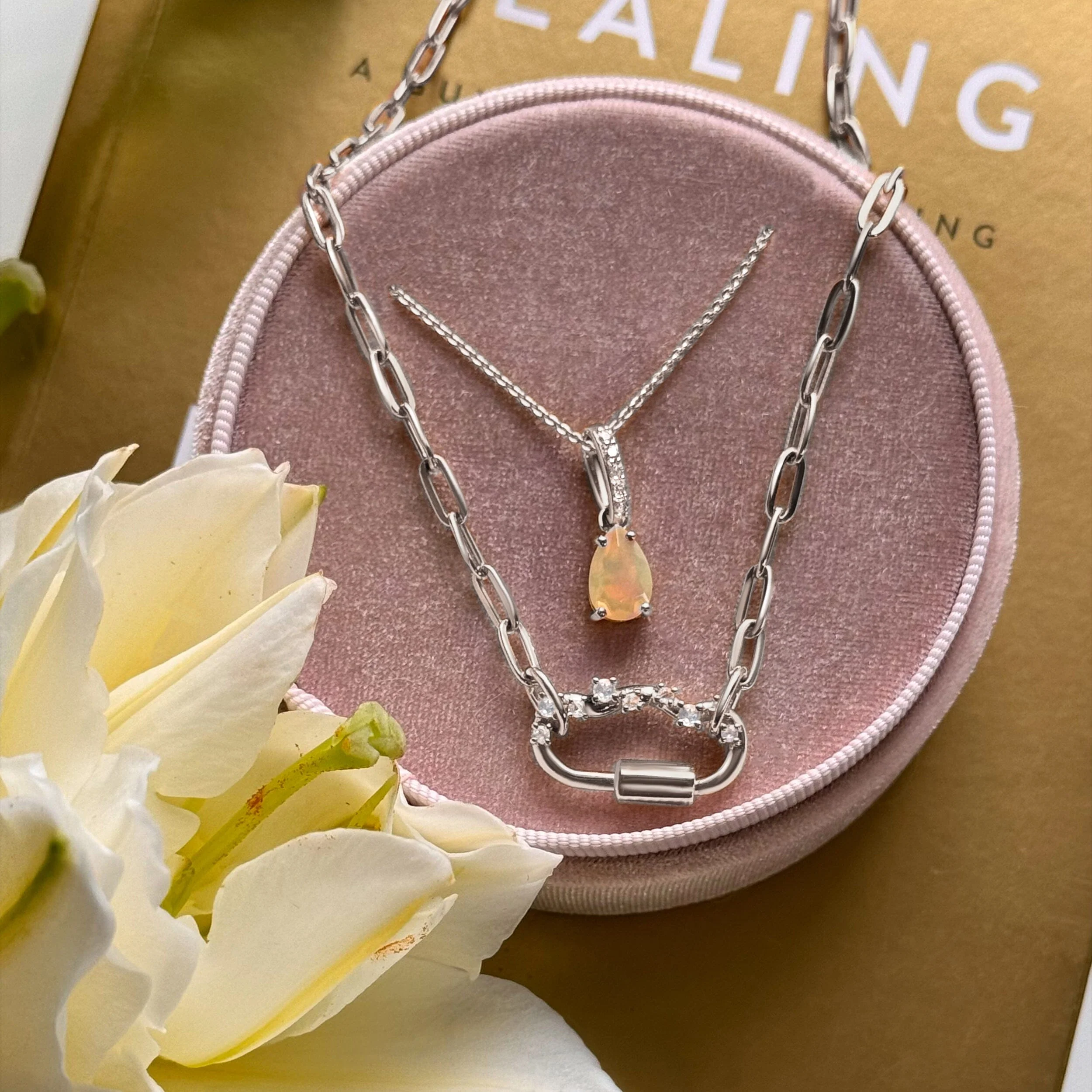 Opal Necklace Sway - October Birthstone - Image 3