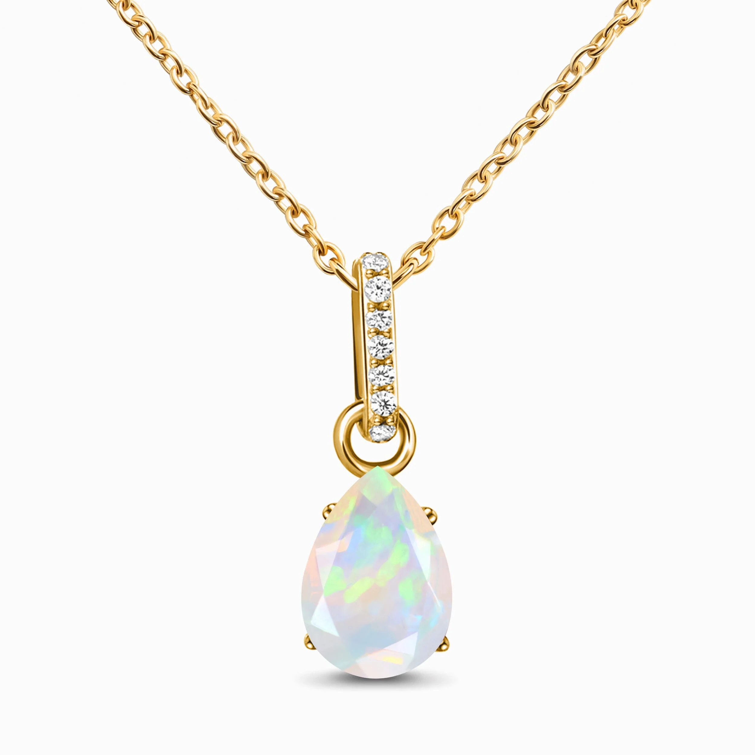 Opal Necklace Sway - October Birthstone - Image 7