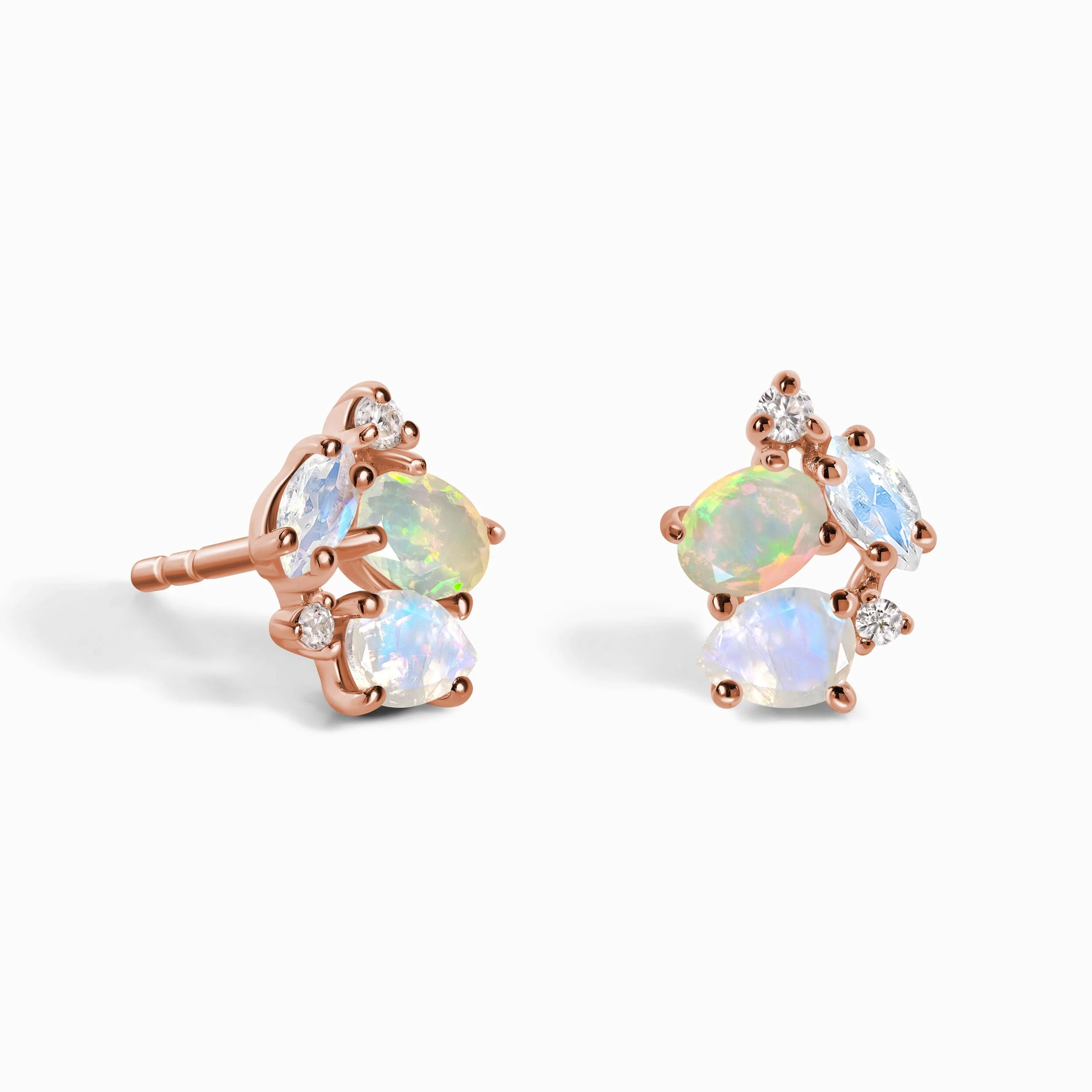 Opal Moonstone Earrings - Orion - Image 3