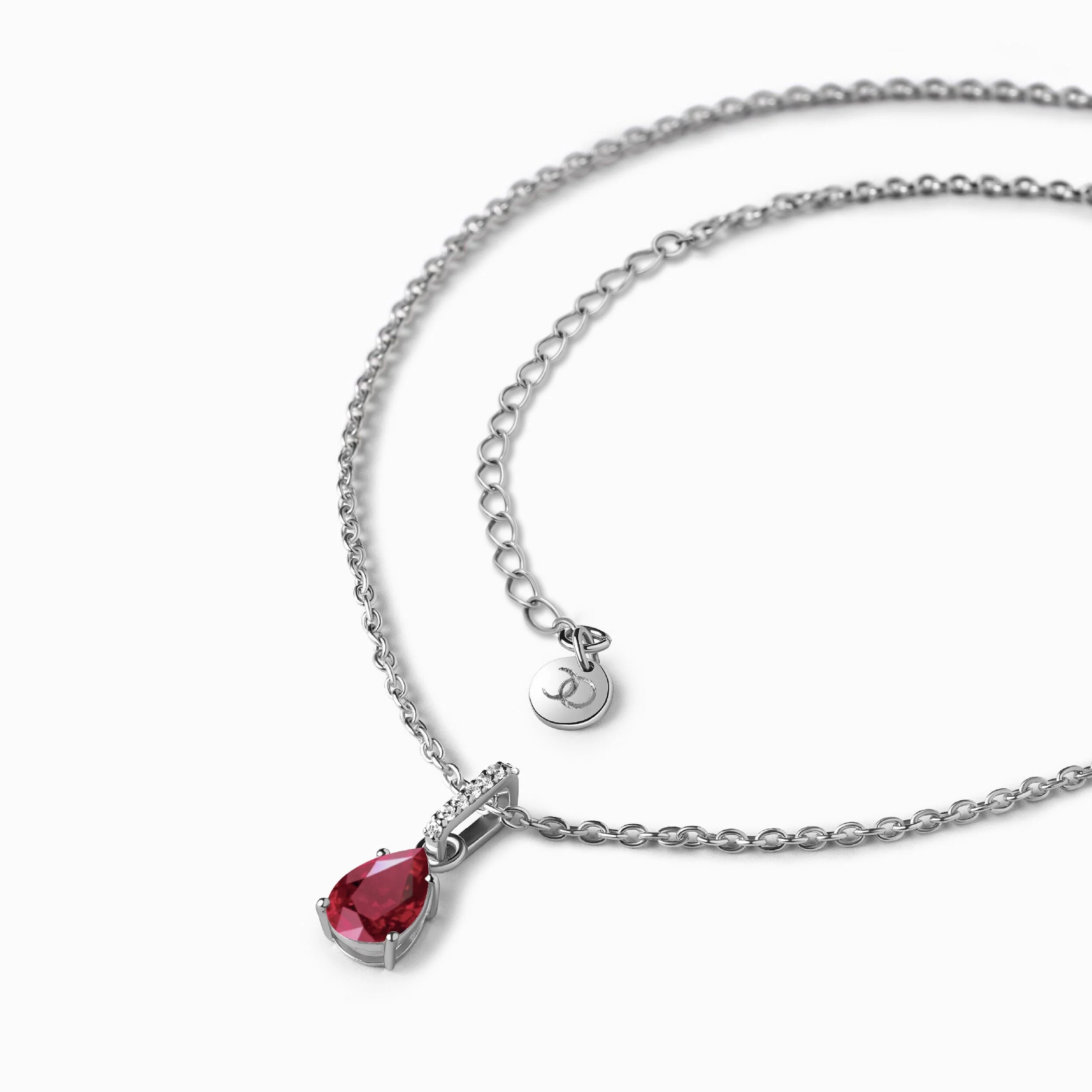 Ruby Necklace Sway - July Birthstone - Image 9
