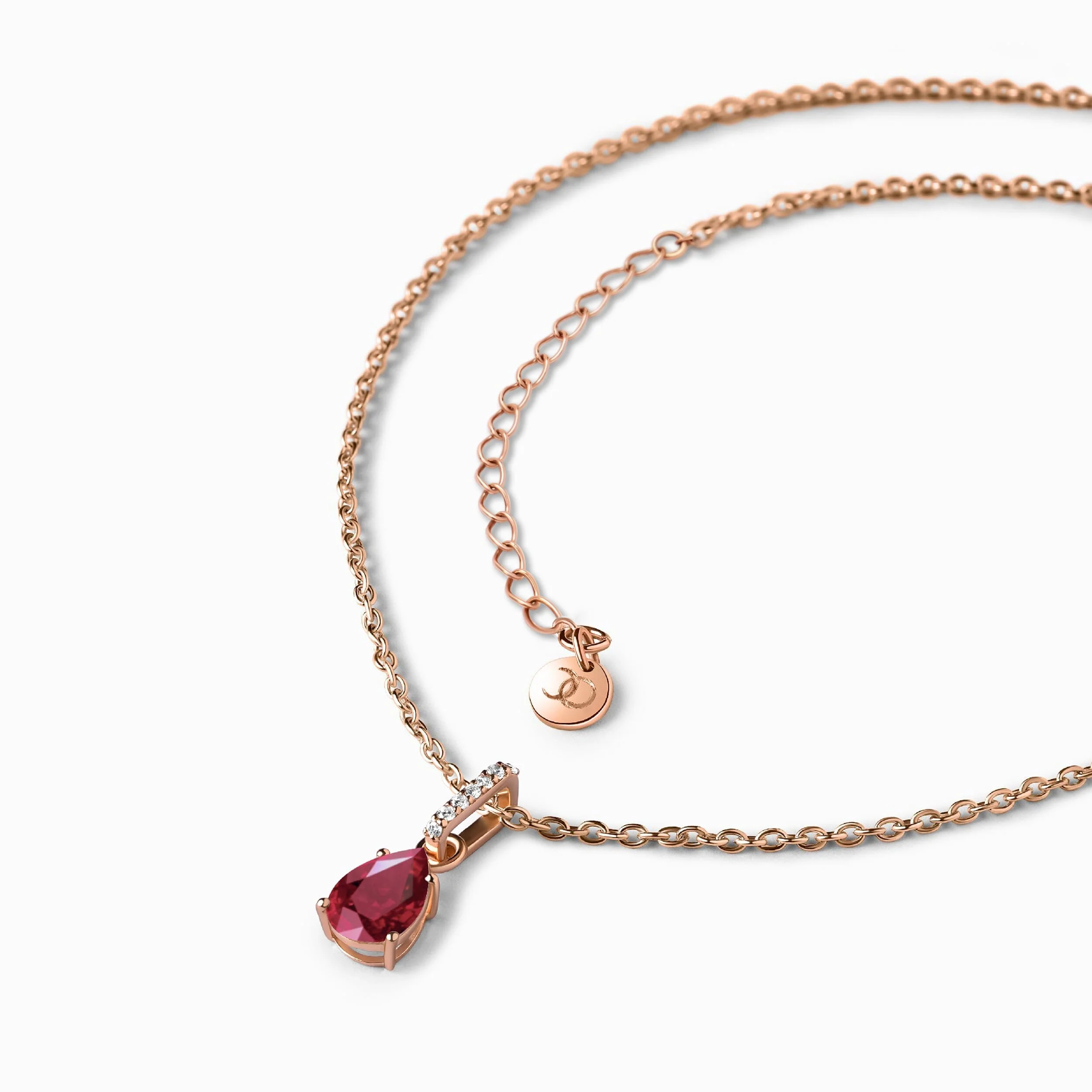 Ruby Necklace Sway - July Birthstone - Image 12
