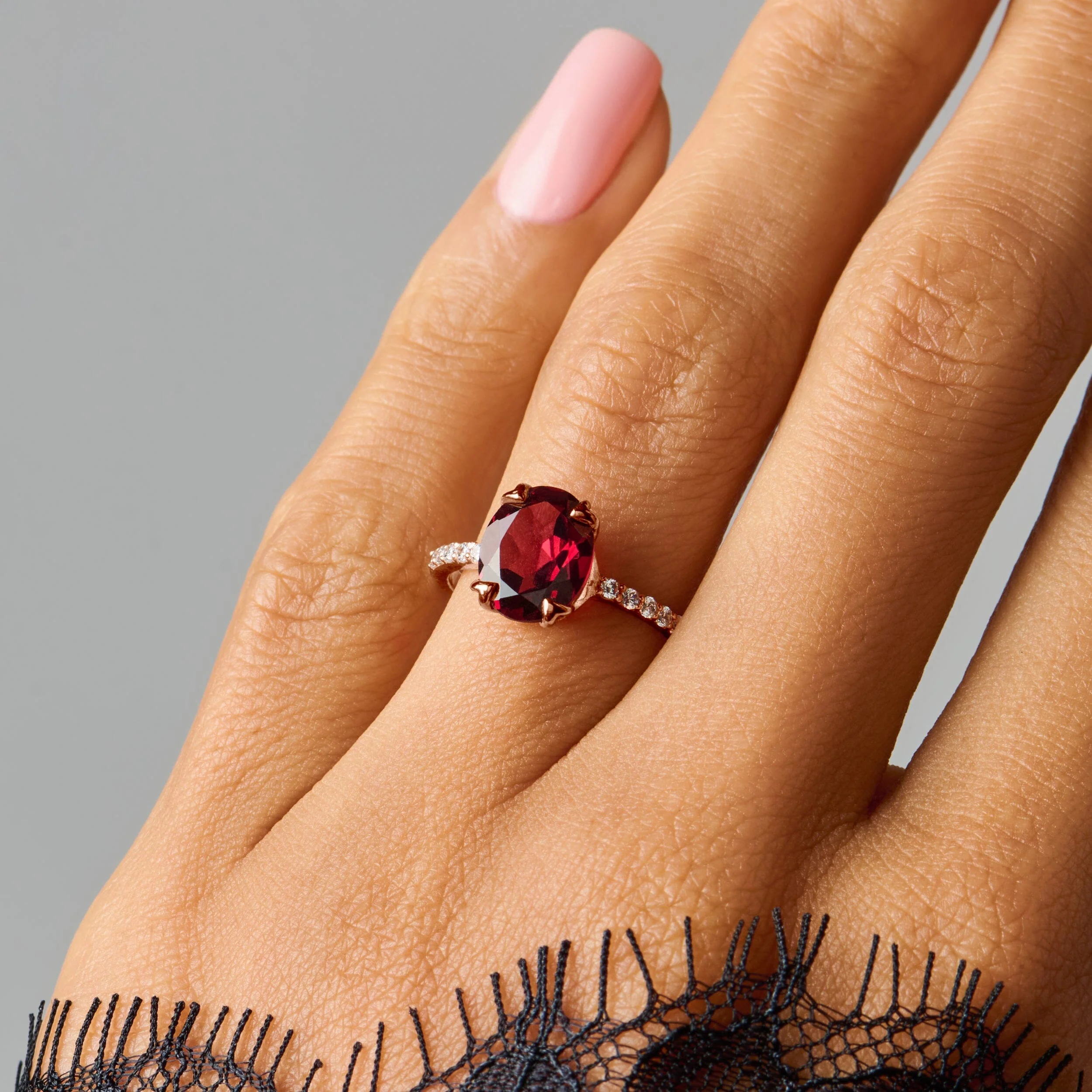 Garnet Ring - Harlow - Image 4