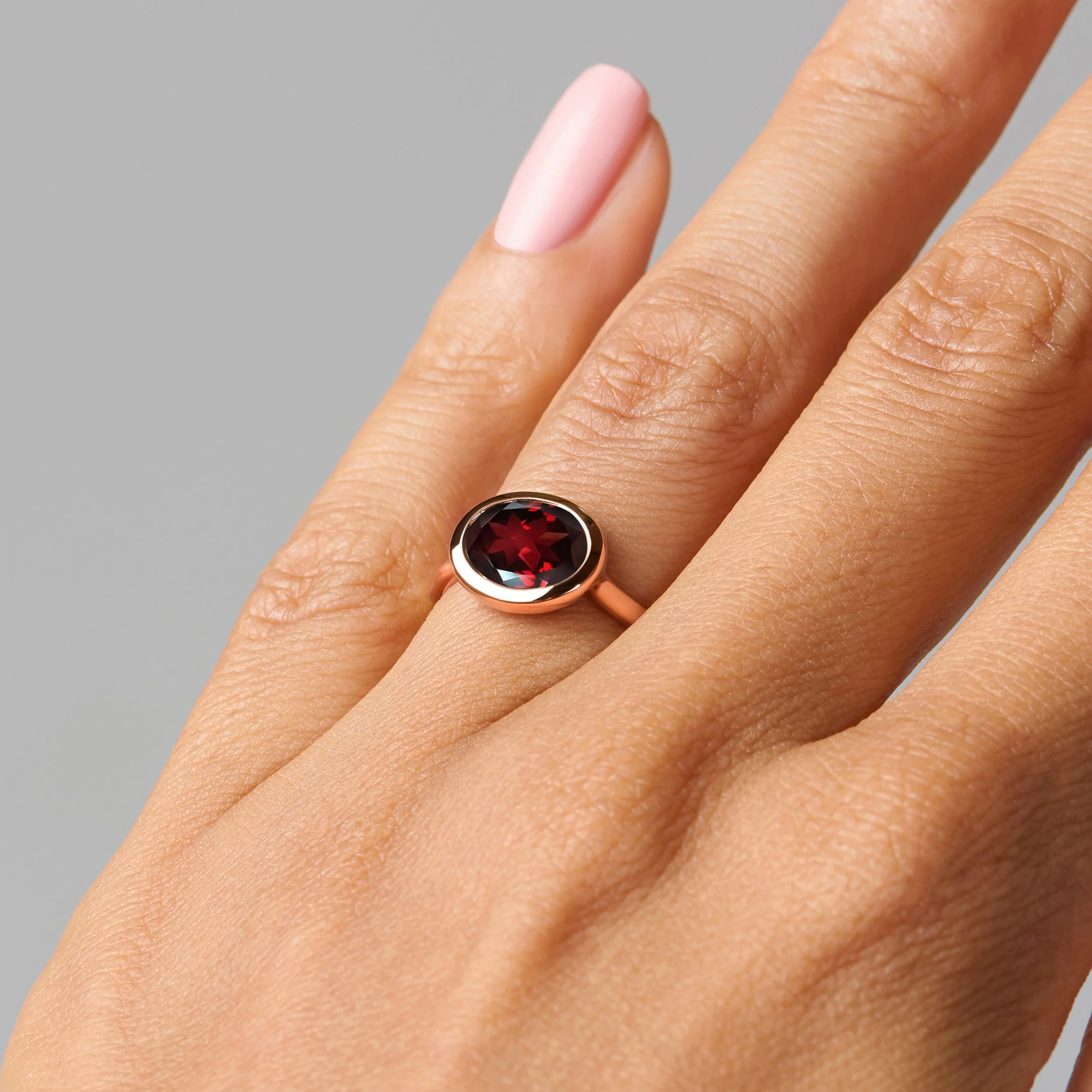 Garnet Skin Touch Ring - Feel the Passion - Image 19