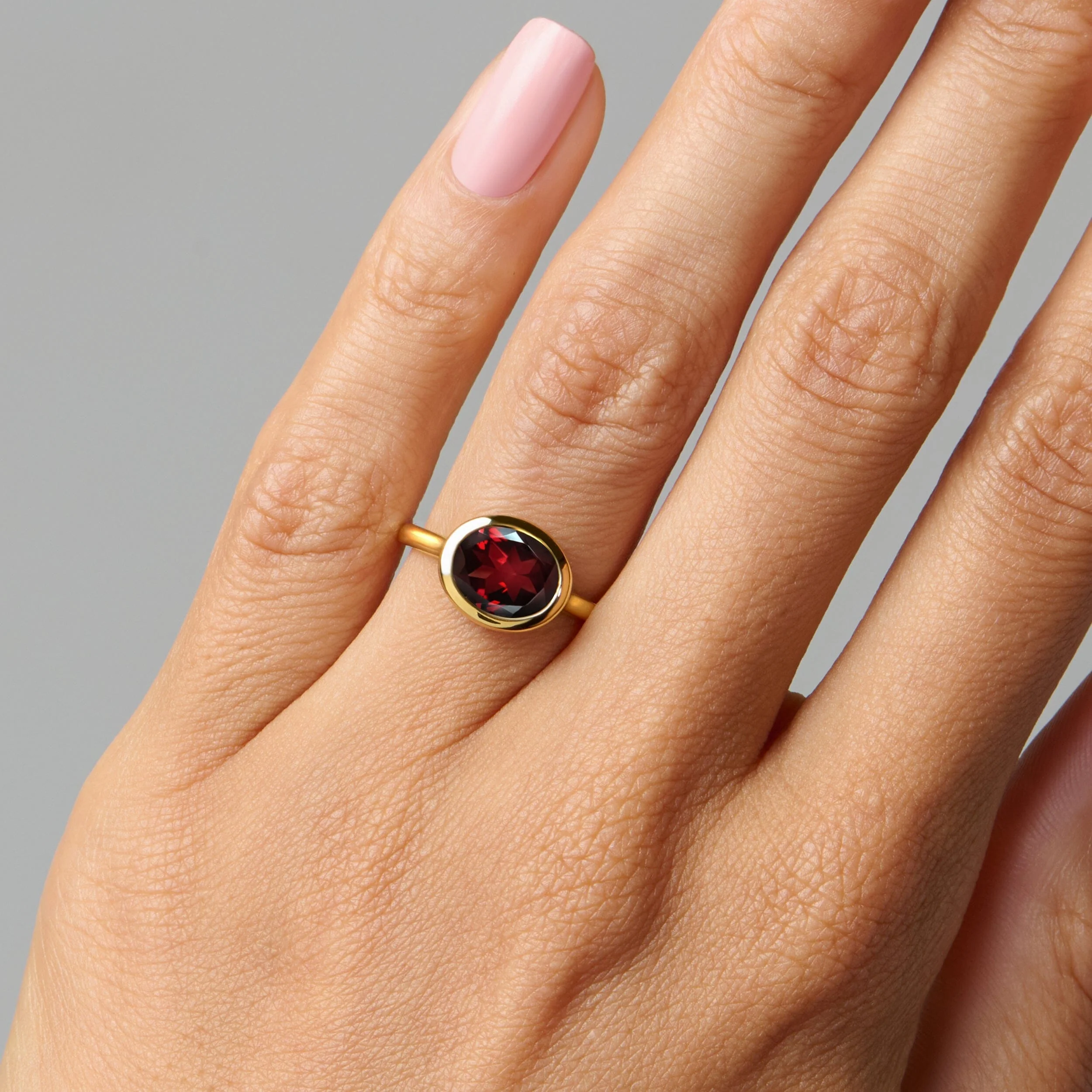 Garnet Skin Touch Ring - Feel the Passion - Image 34