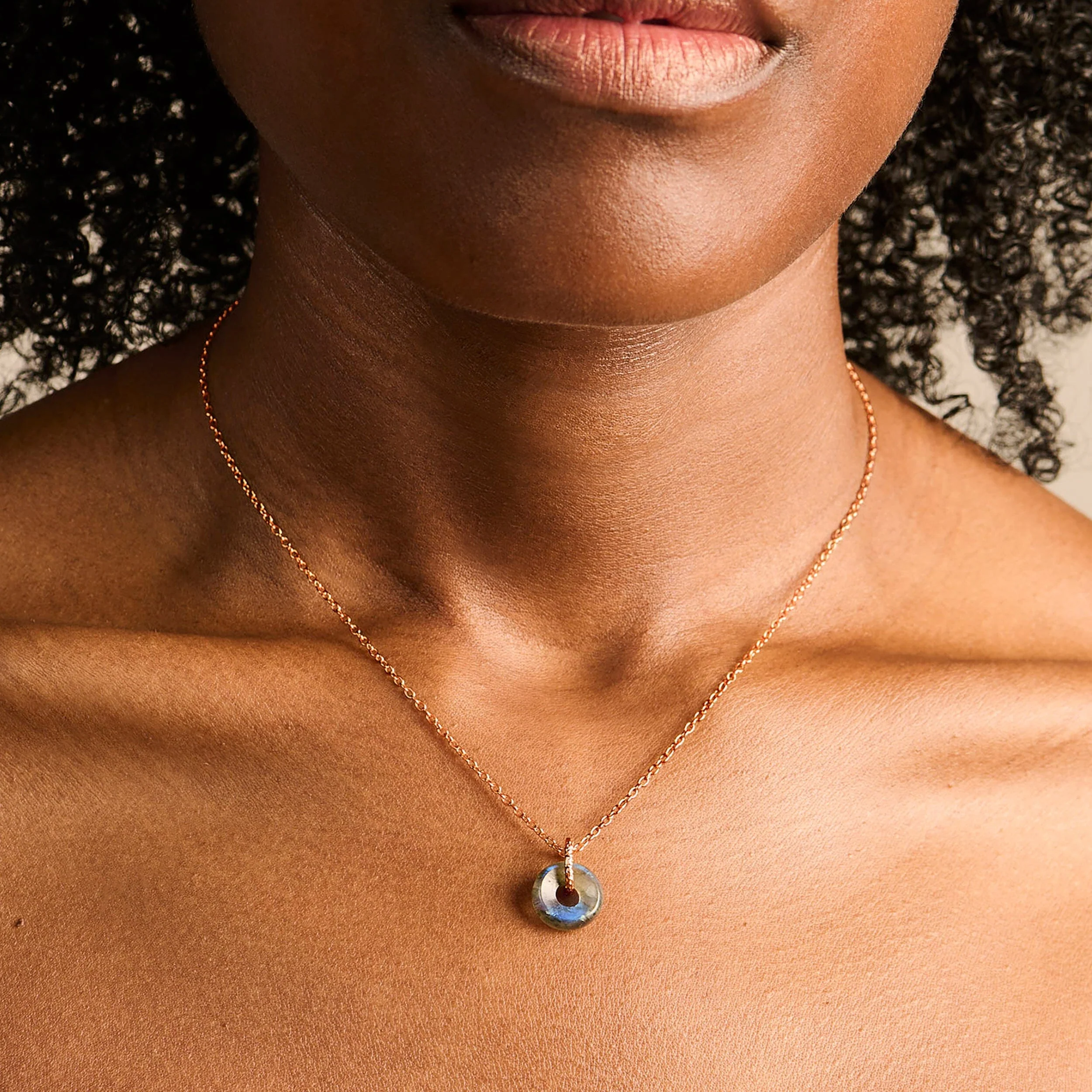 Labradorite Necklace - Aluna - Image 4