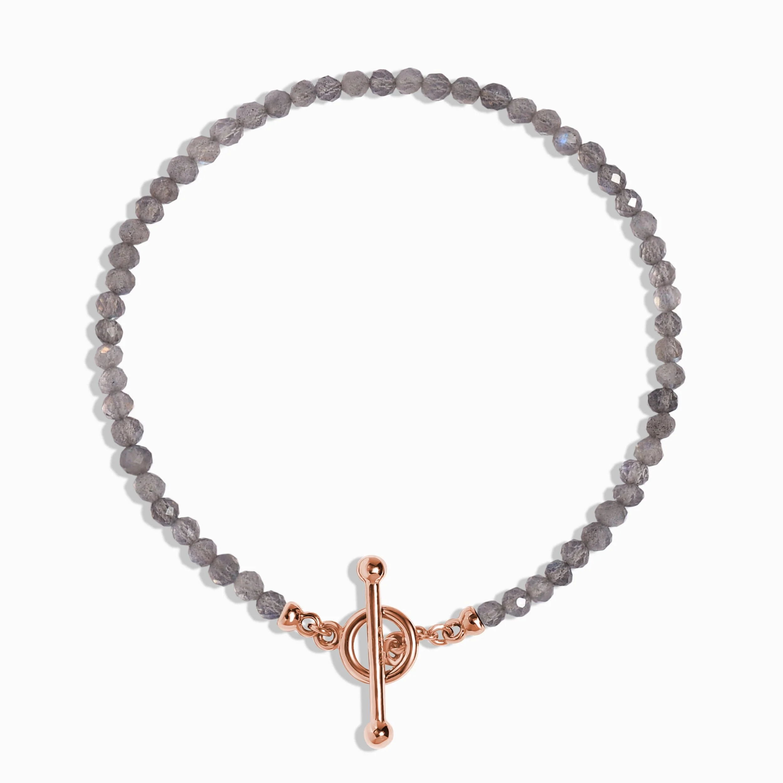 Labradorite T-Lock Beads Bracelet - Raise Your Vibrations - Image 3