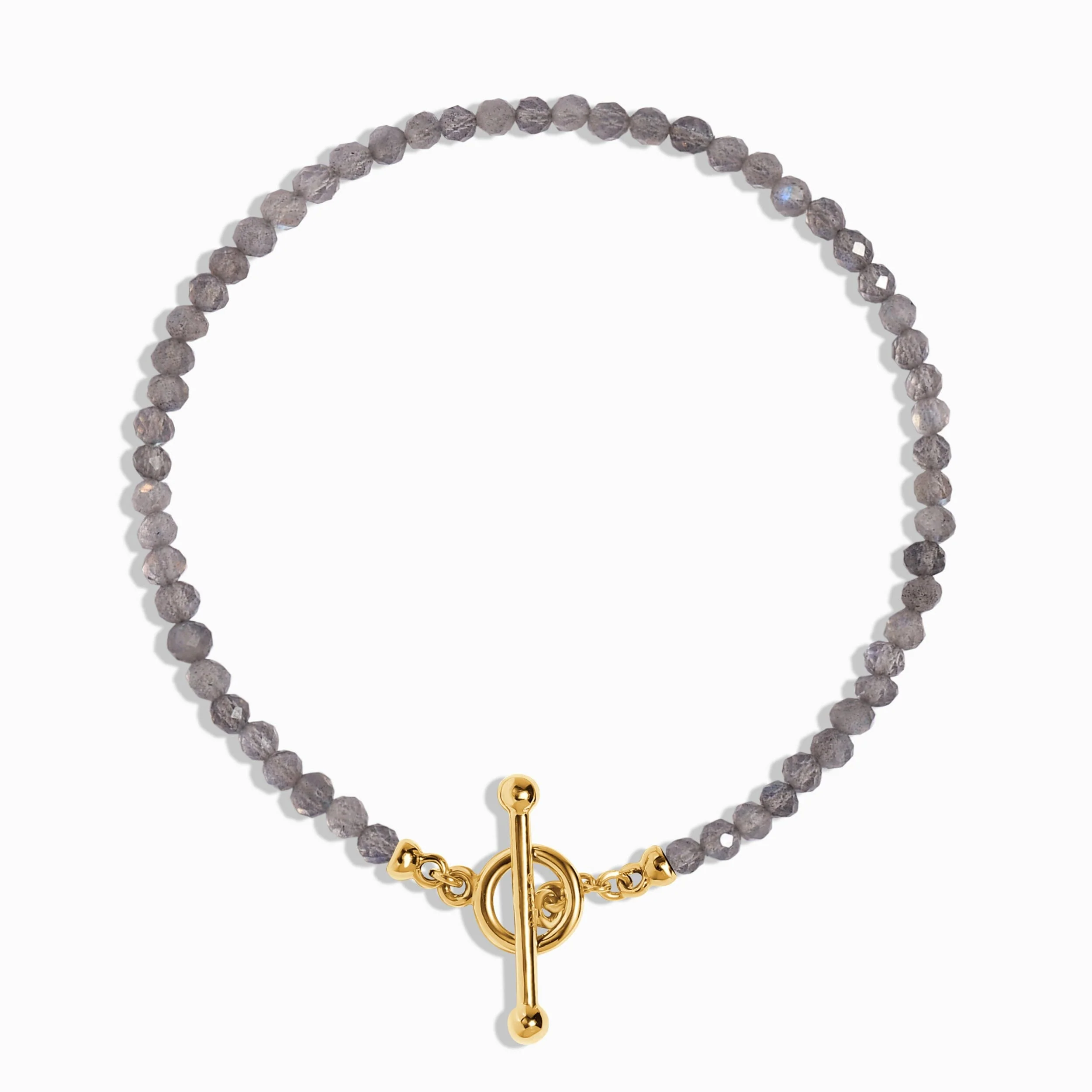 Labradorite T-Lock Beads Bracelet - Raise Your Vibrations - Image 5