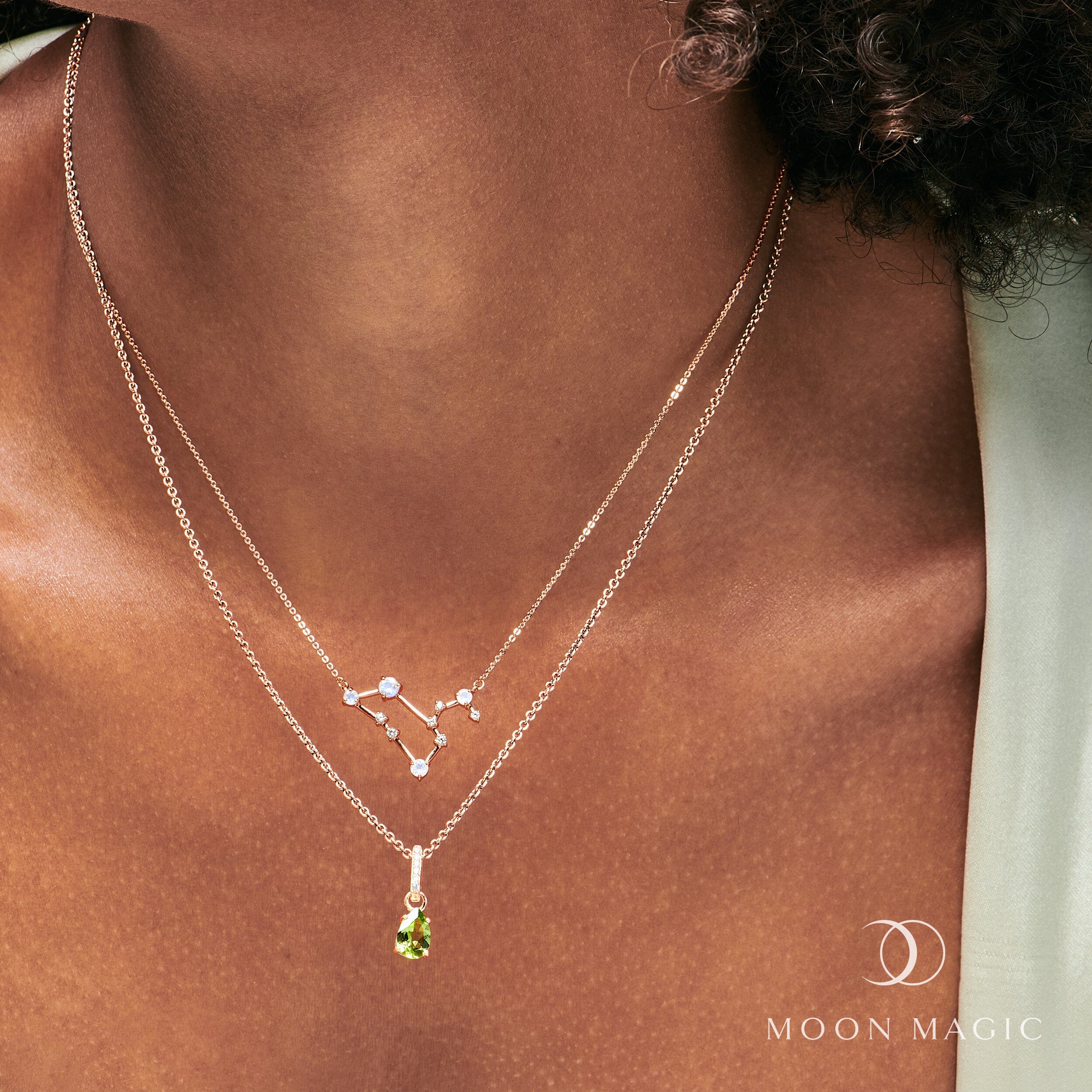 Leo Zodiac & August Birthstone Necklaces - Image 6
