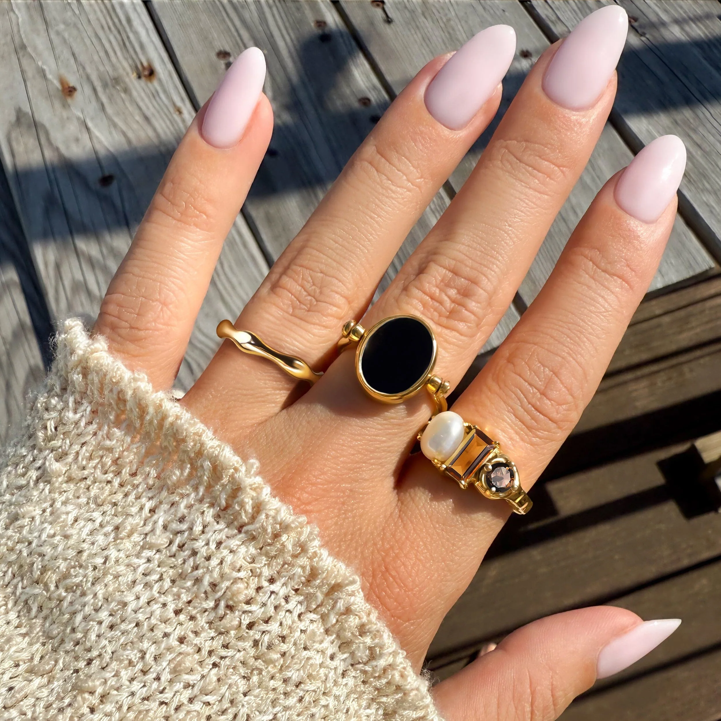 Madeira Citrine Treasure & Magma Band Set - Image 14