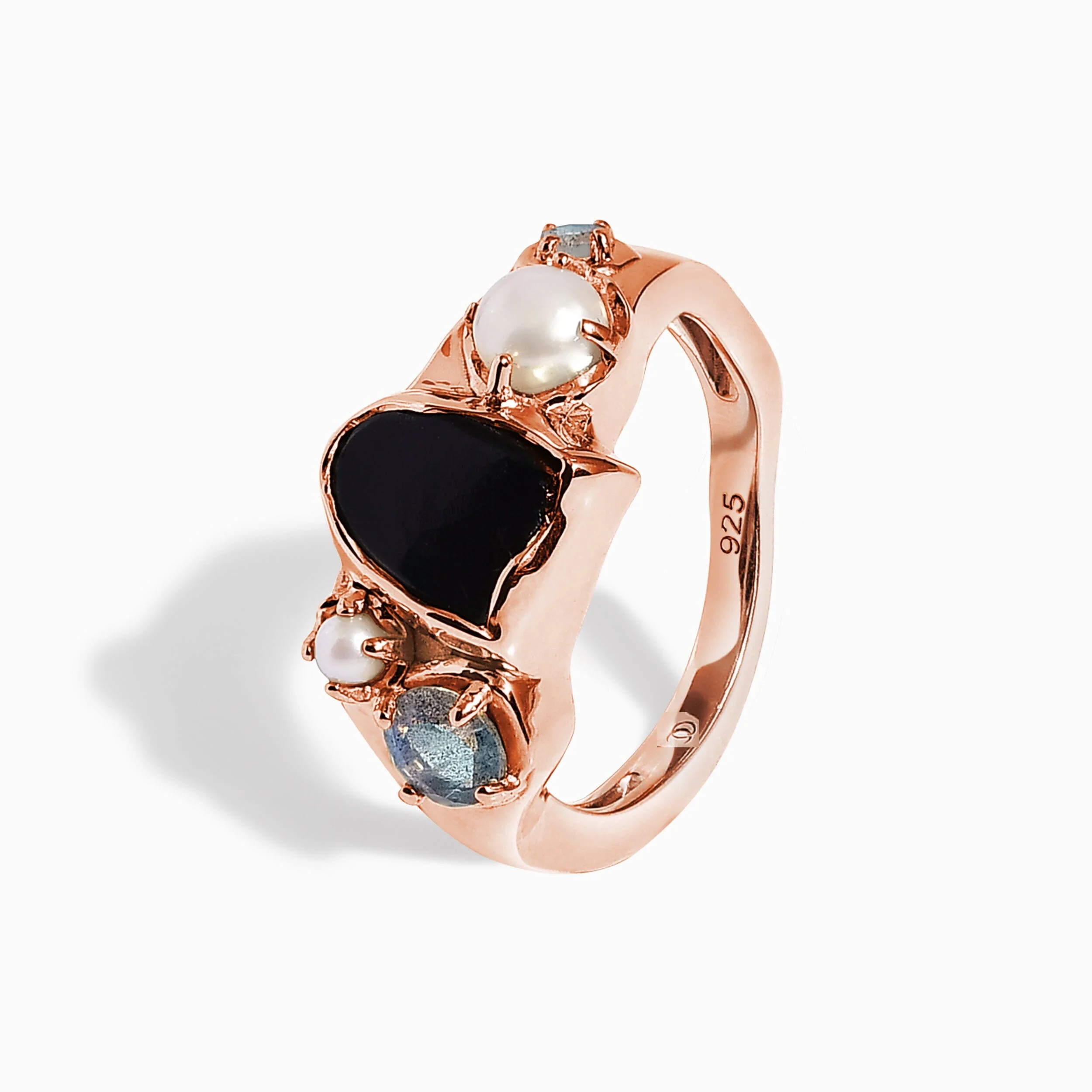 Midnight Heirloom Ring & Magma Band - Image 12