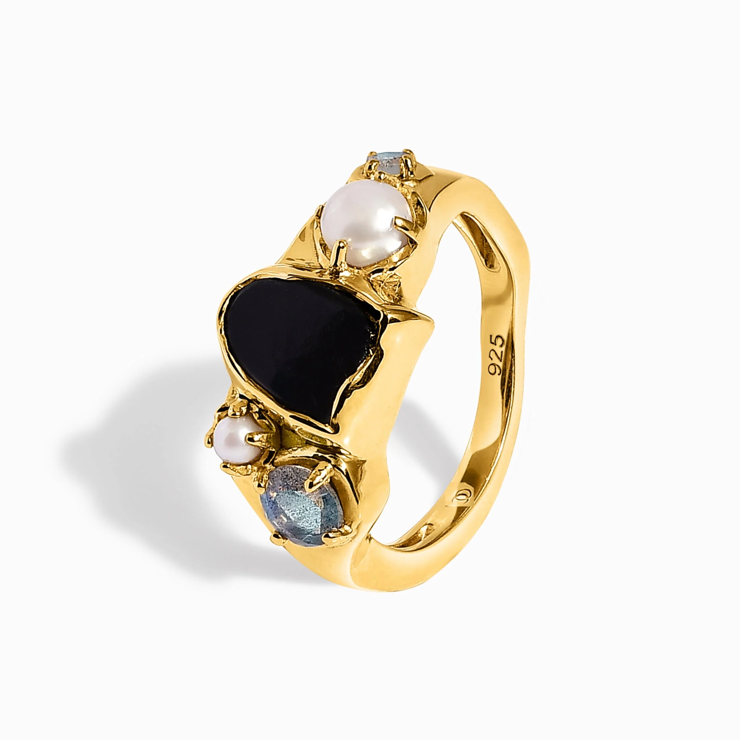 Midnight Heirloom Ring & Magma Band - Image 14