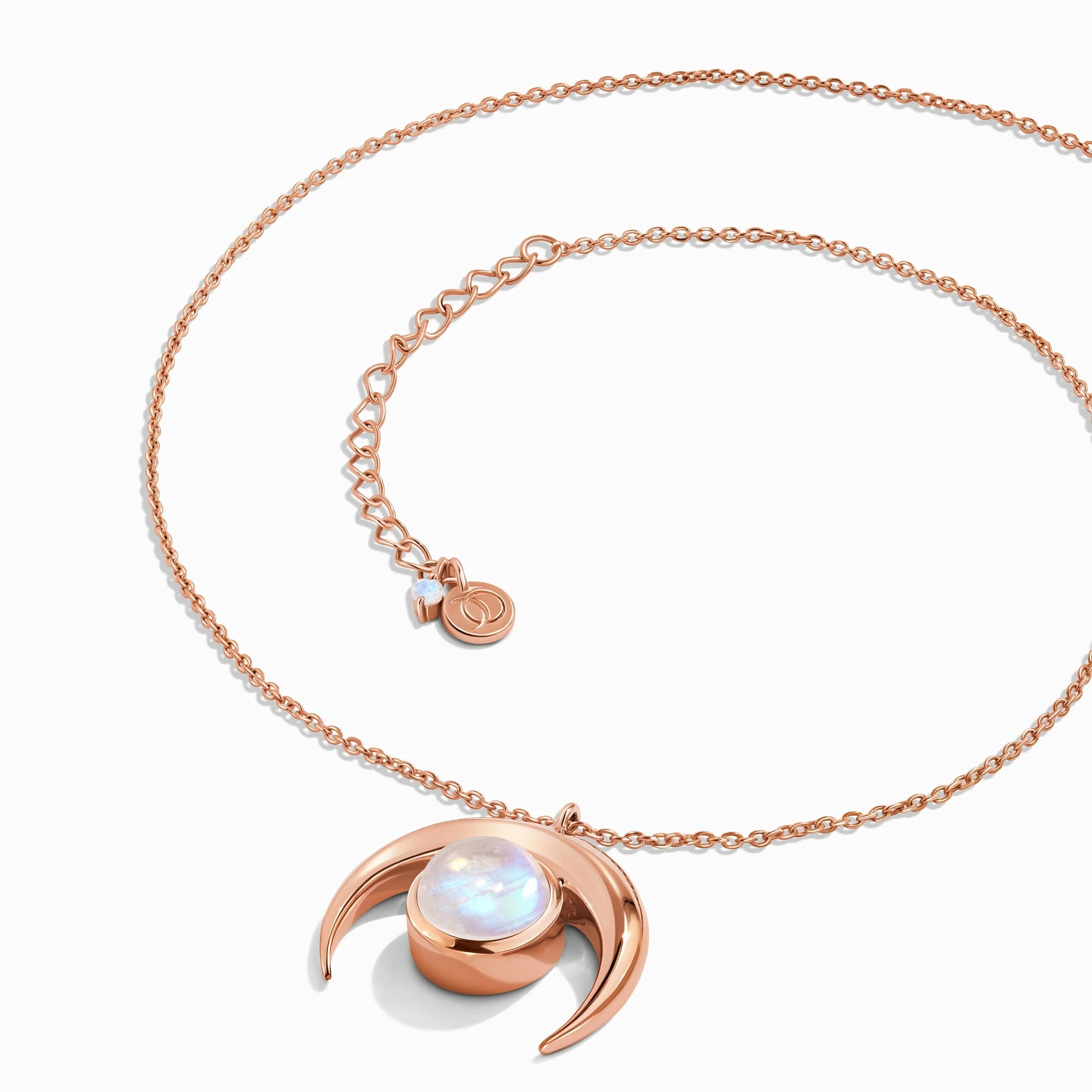 Moonstone Necklace - Crescent Moon - Image 13