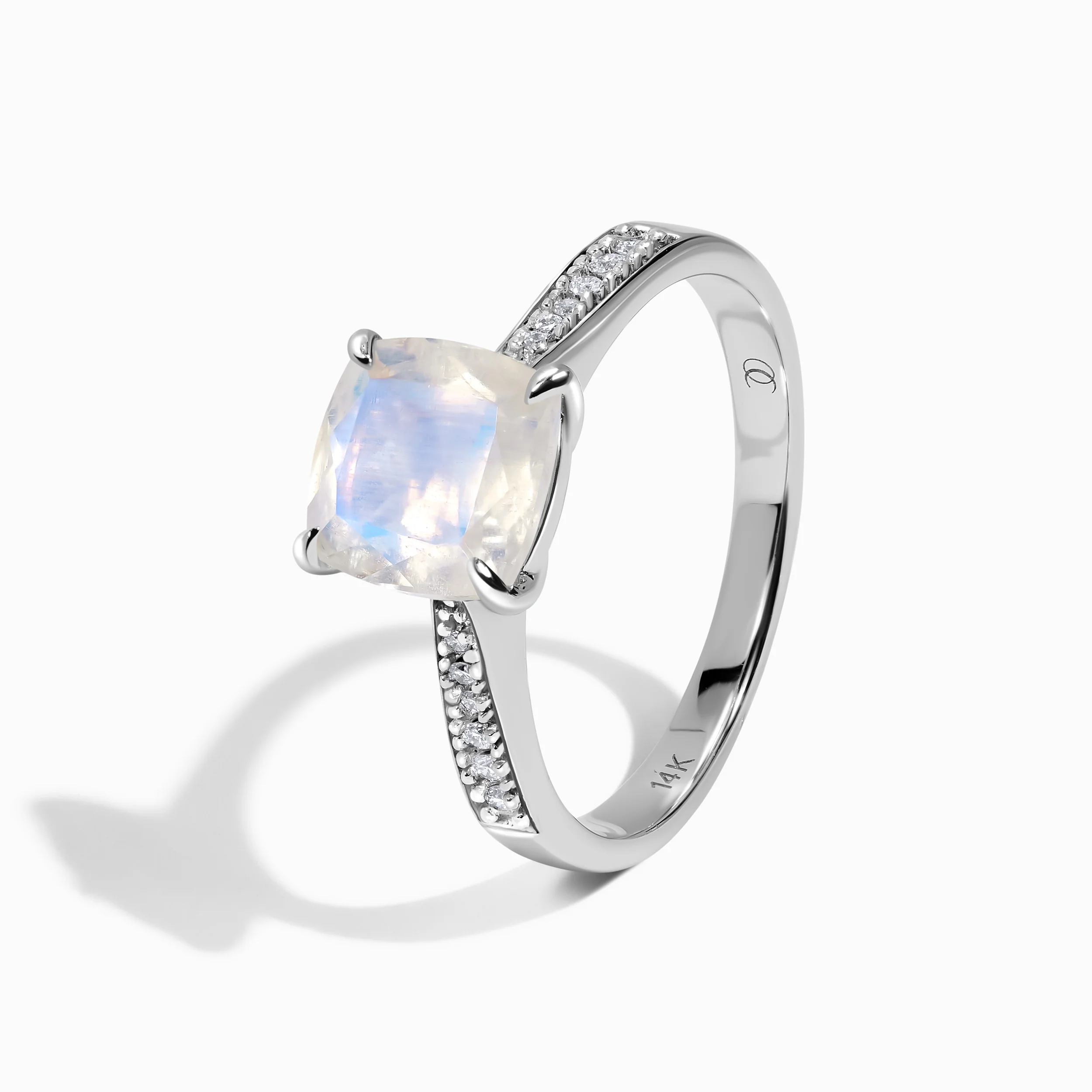 Moonstone Diamond Ring - Eternal Tie - Image 10