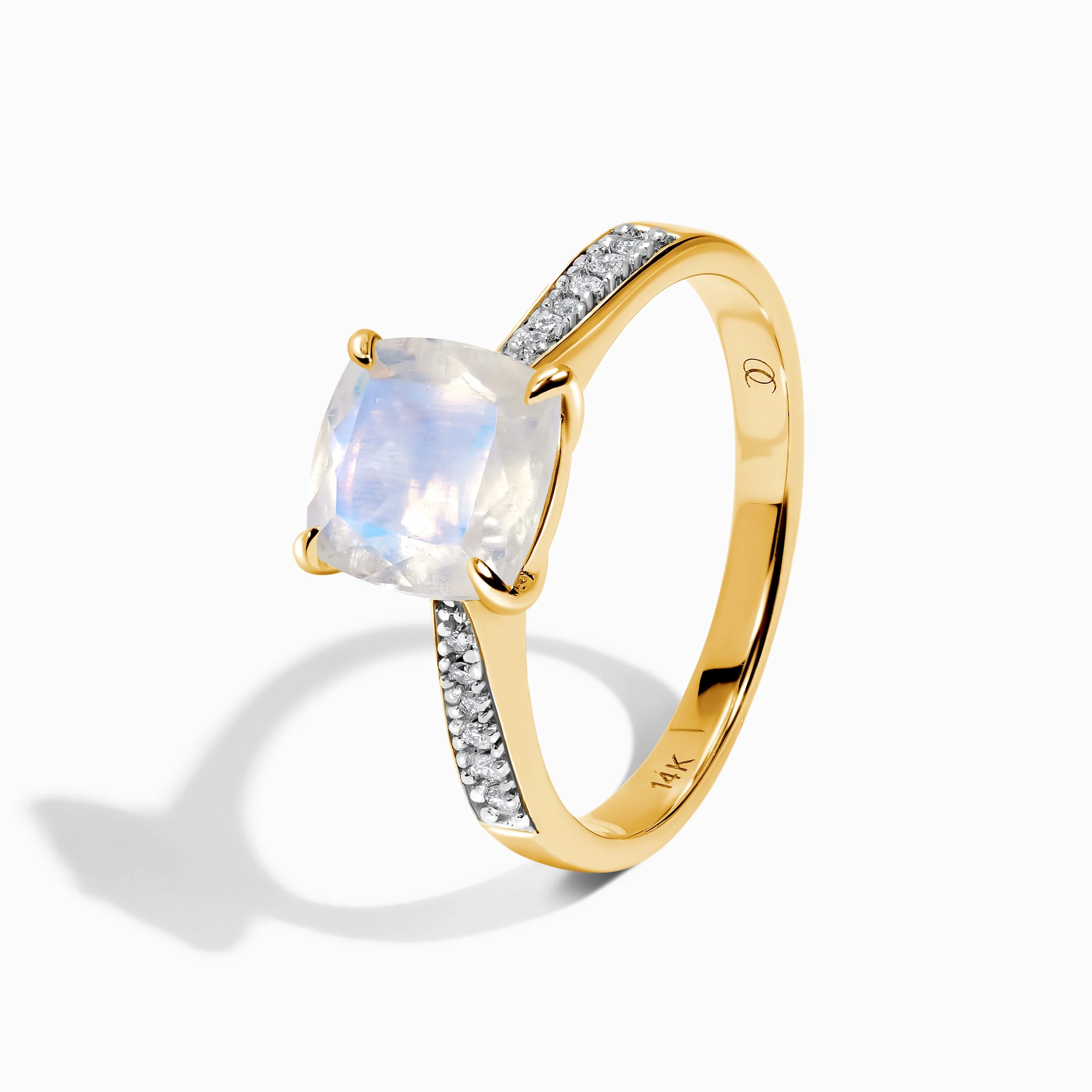 Moonstone Diamond Ring - Eternal Tie - Image 14