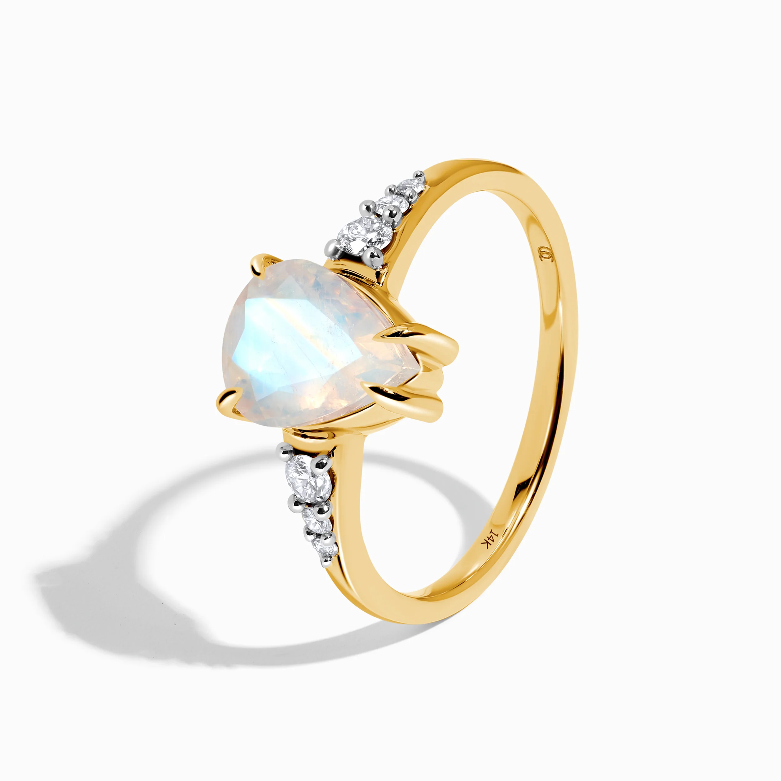 Moonstone Diamond Ring - I Promise - Image 18