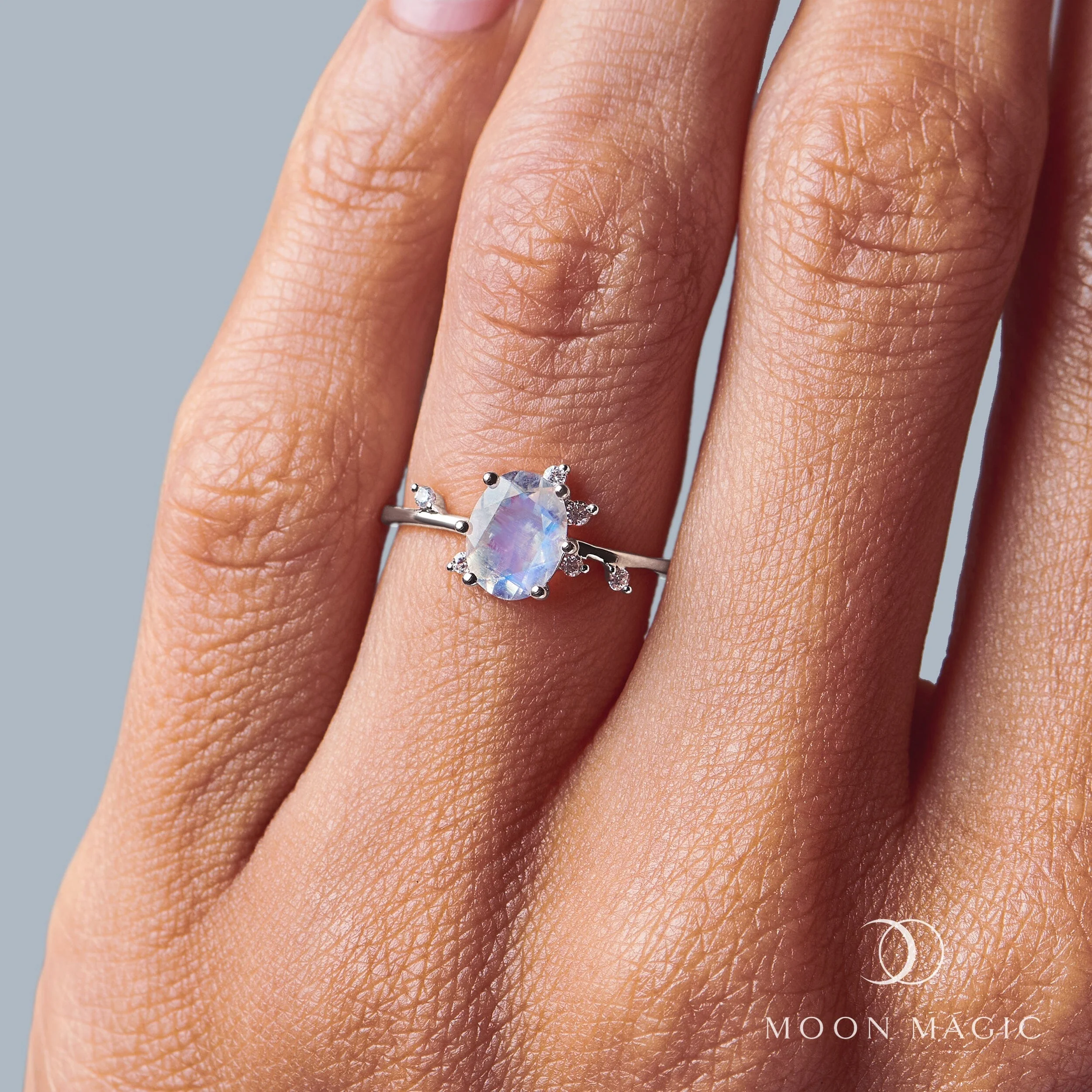 Moonstone Diamond Ring - Muse - Image 4