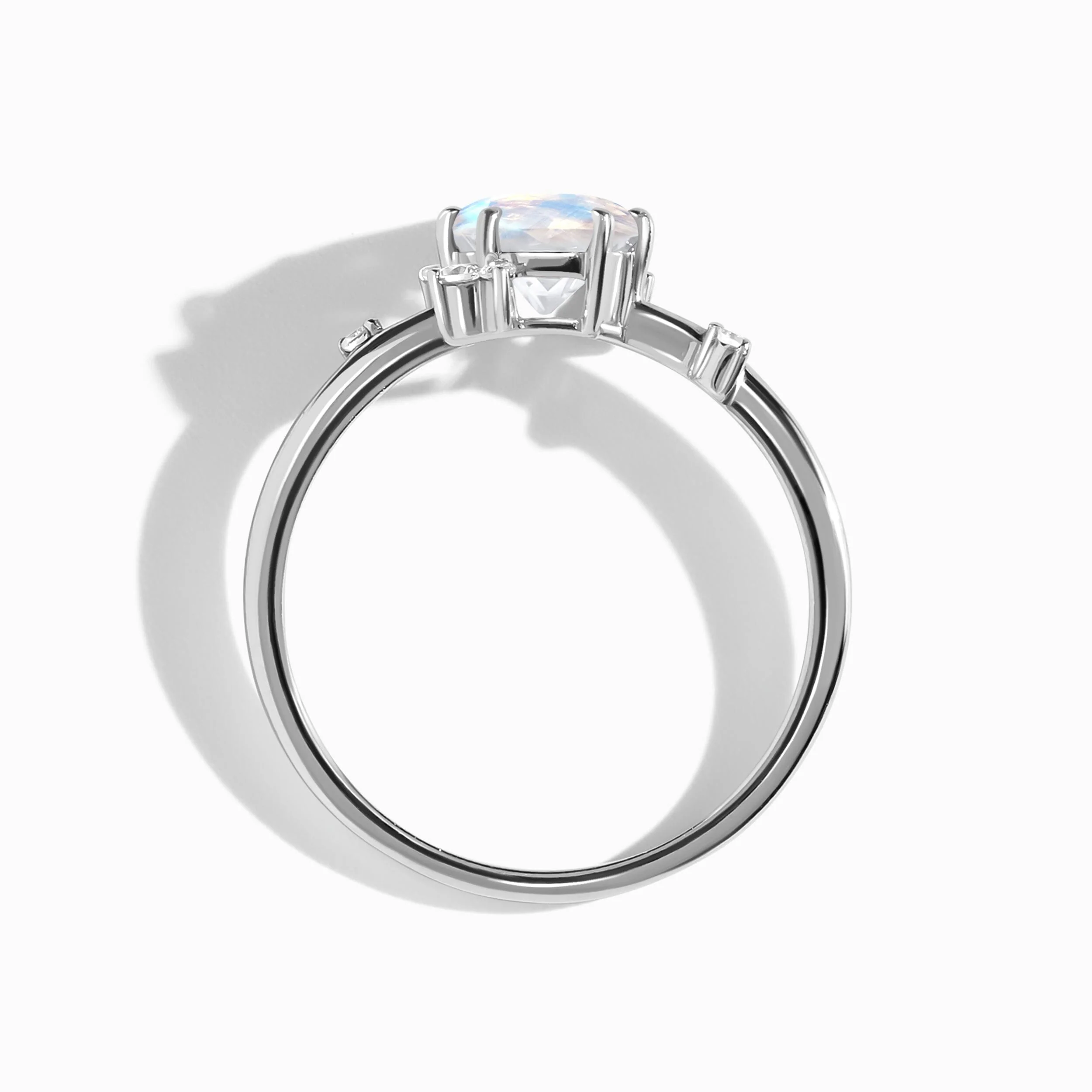 Moonstone Diamond Ring - Muse - Image 12