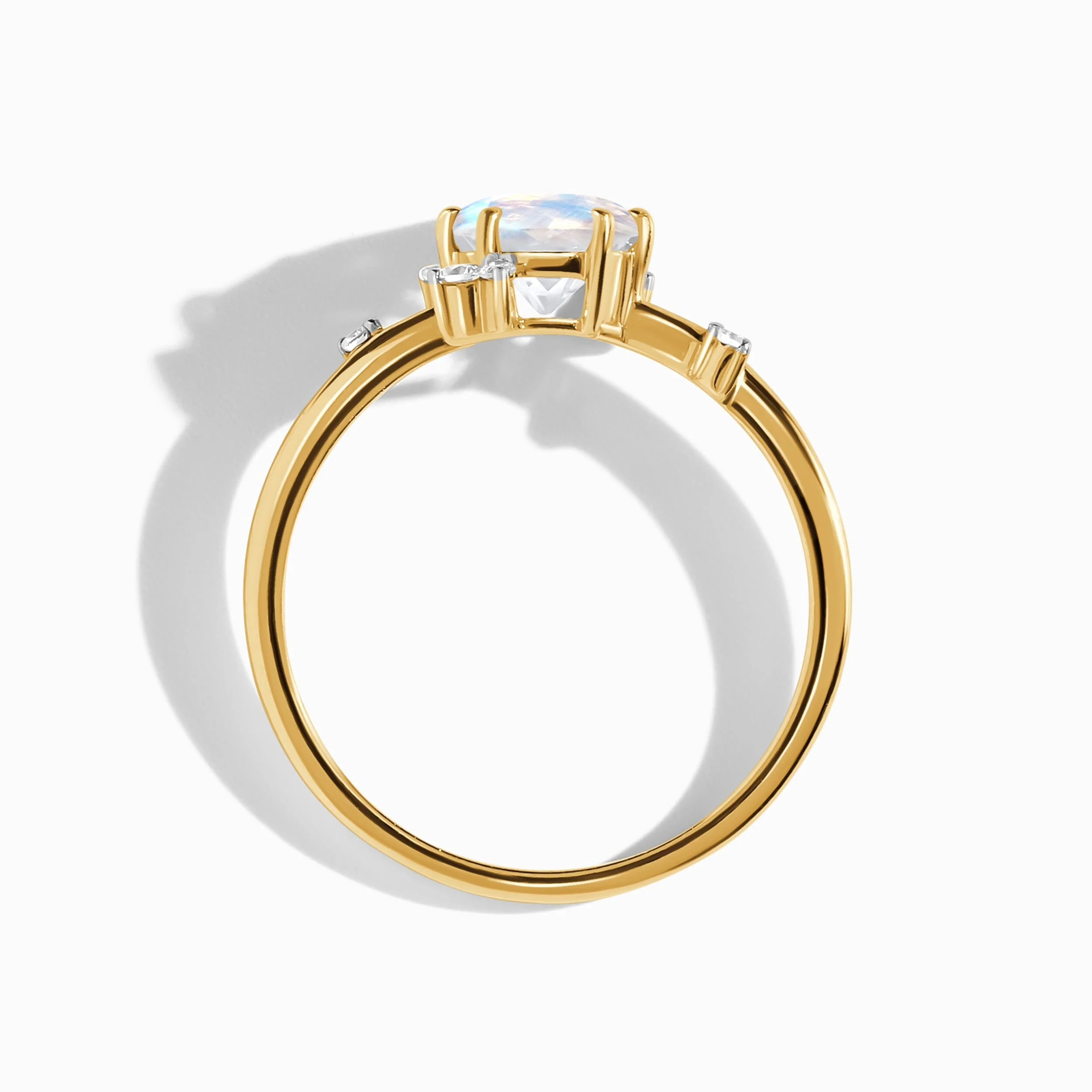 Moonstone Diamond Ring - Muse - Image 14