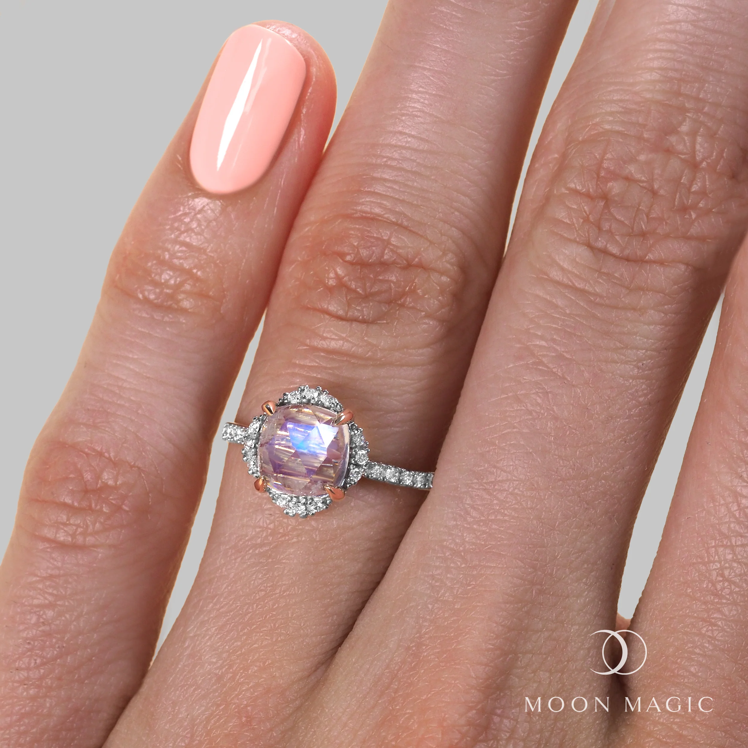 Moonstone Diamond Ring - My Always - Image 4