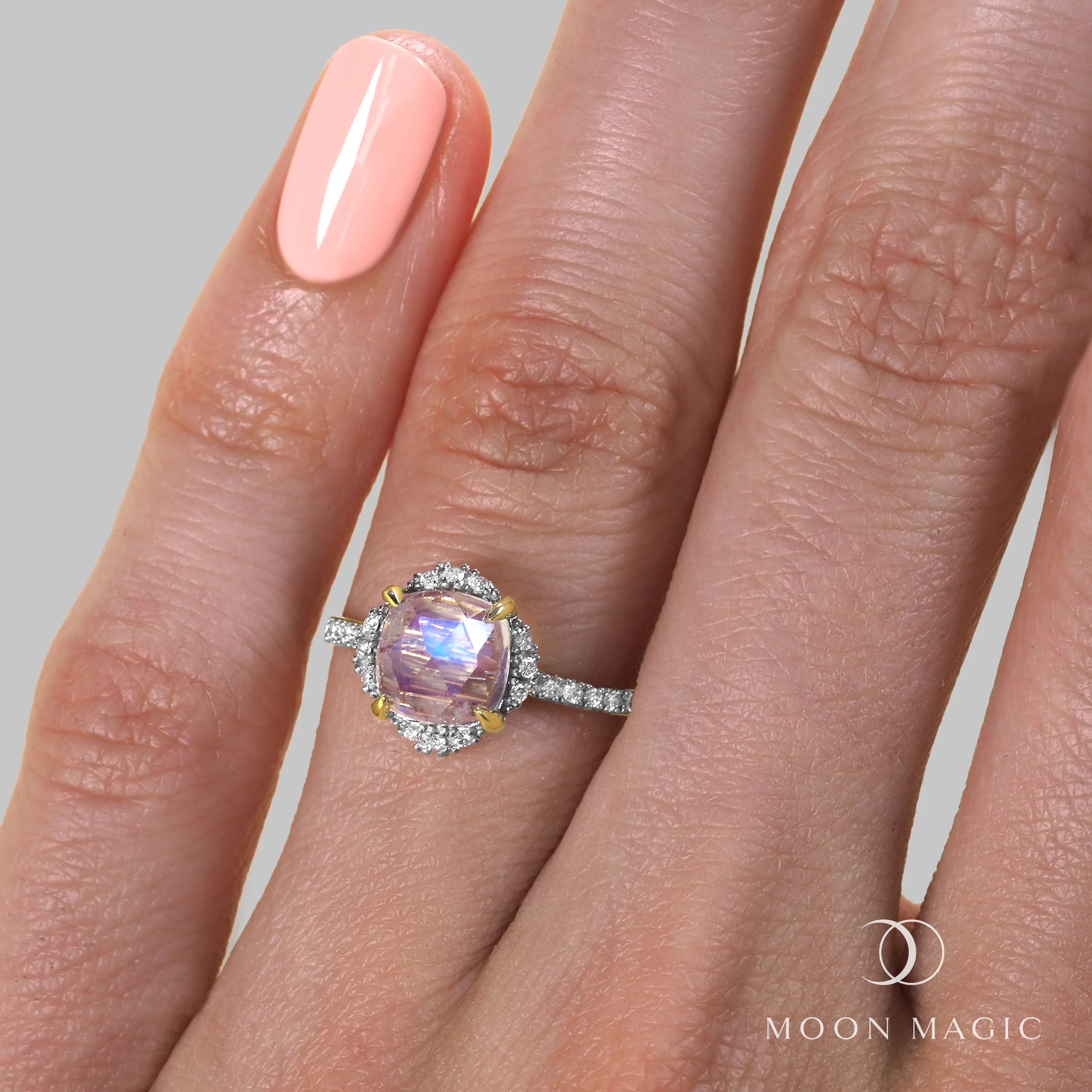 Moonstone Diamond Ring - My Always - Image 6