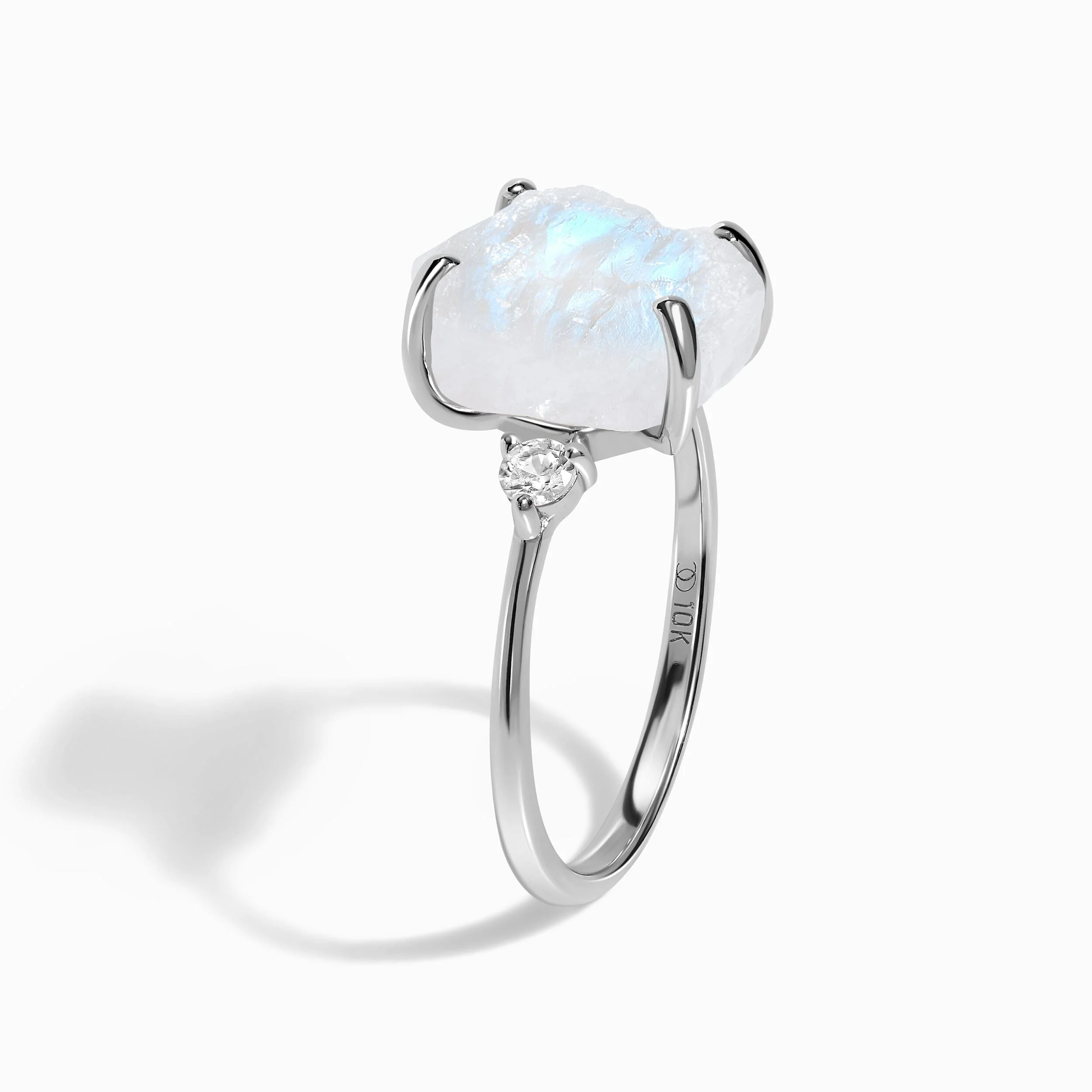 Moonstone Diamond Ring - Raw Allure - Image 24