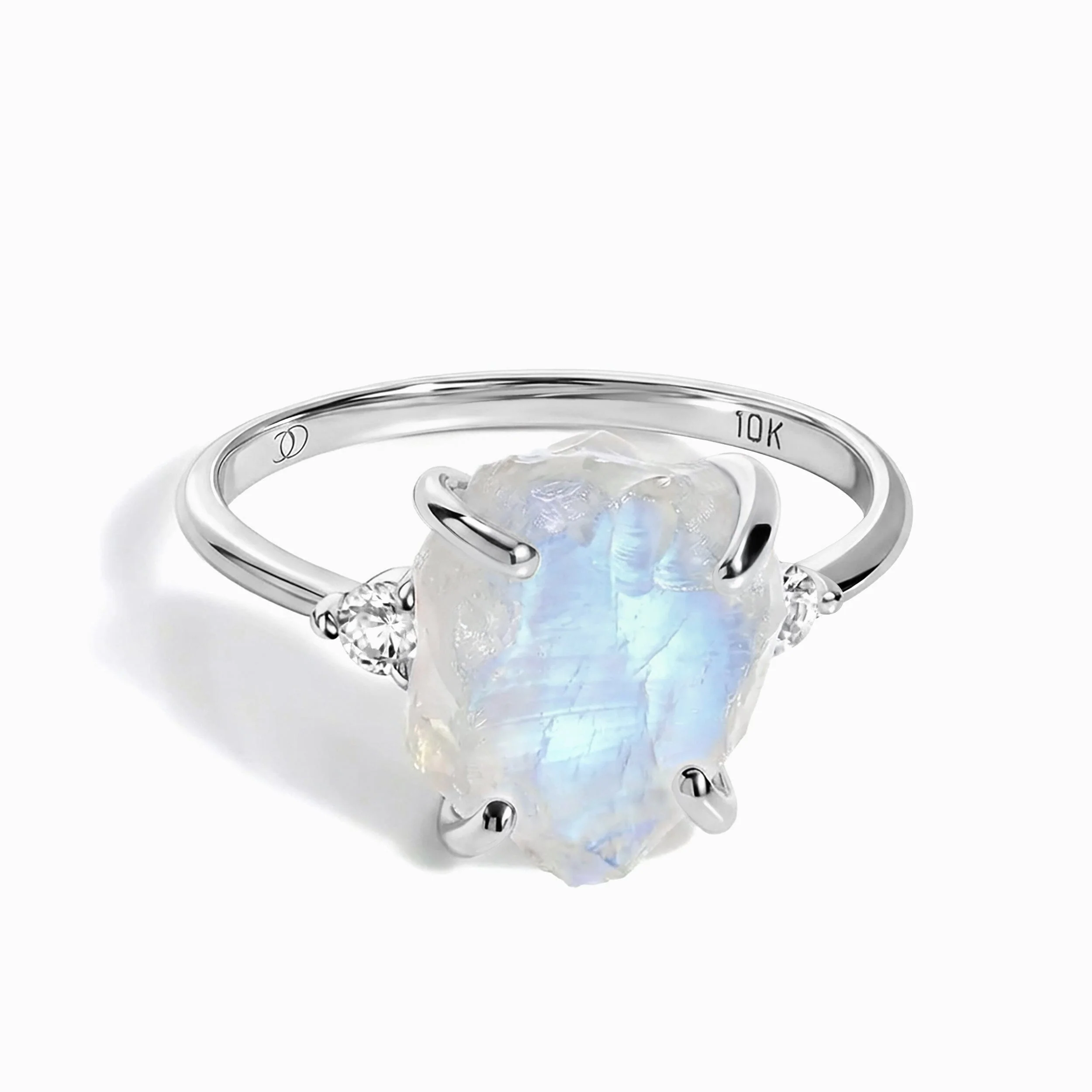 Moonstone Diamond Ring - Raw Allure - Image 5