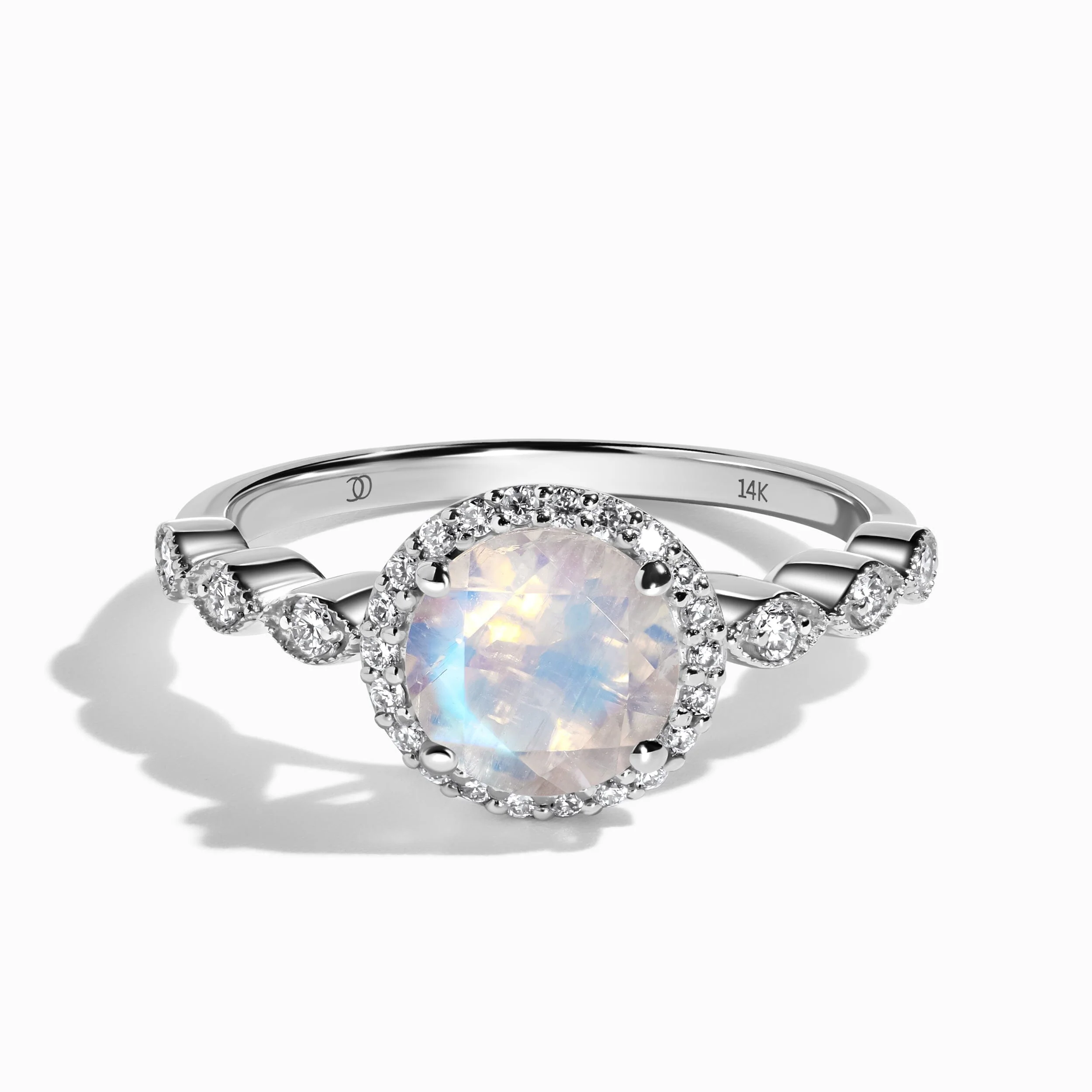 Moonstone Lab Diamond Ring - Soulmate - Image 3