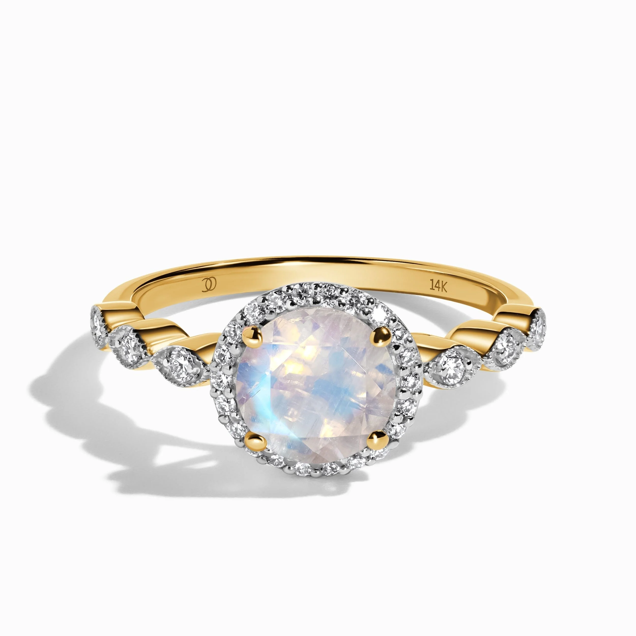 Moonstone Lab Diamond Ring - Soulmate - Image 5