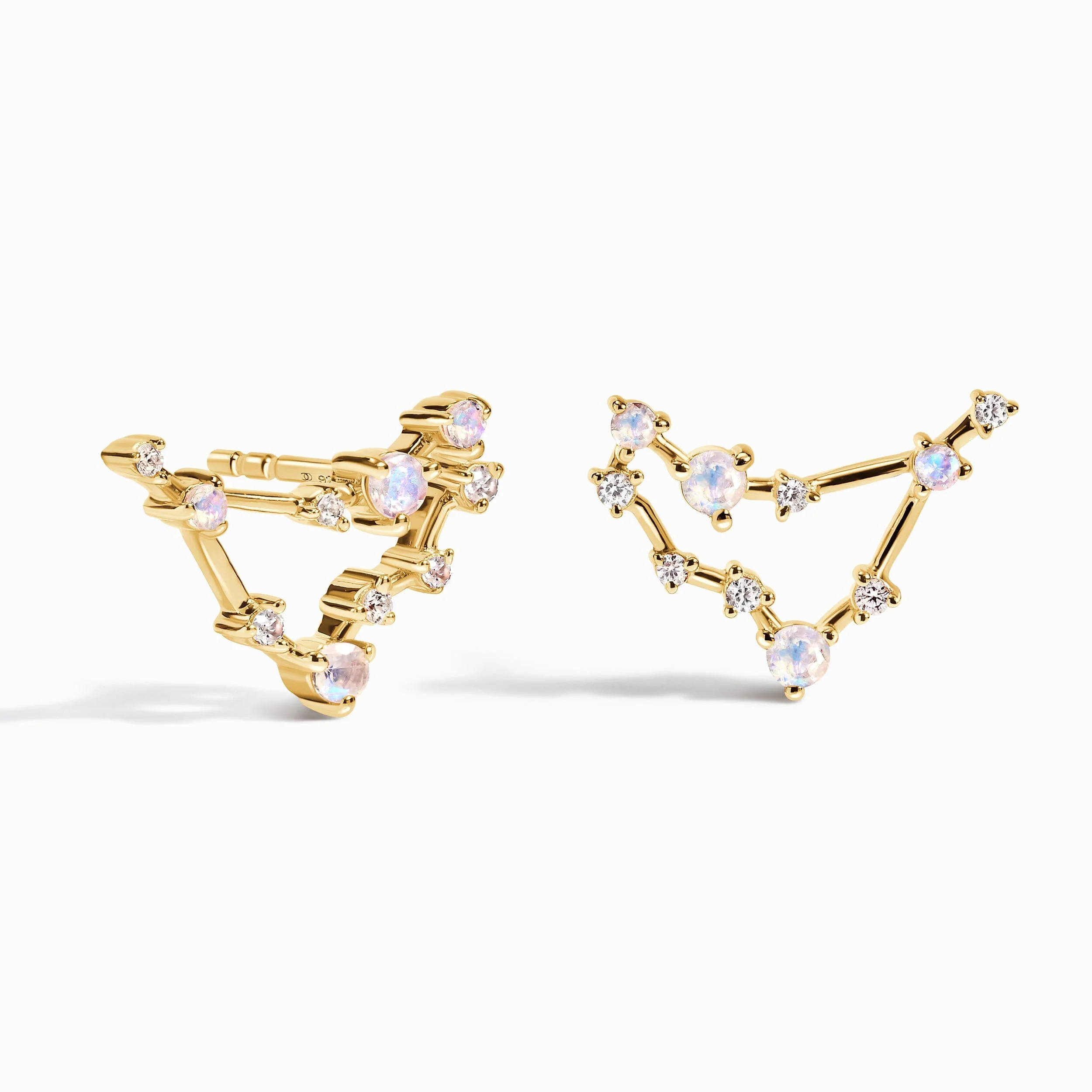 Moonstone Earrings - Capricorn Zodiac Constellation - Image 5
