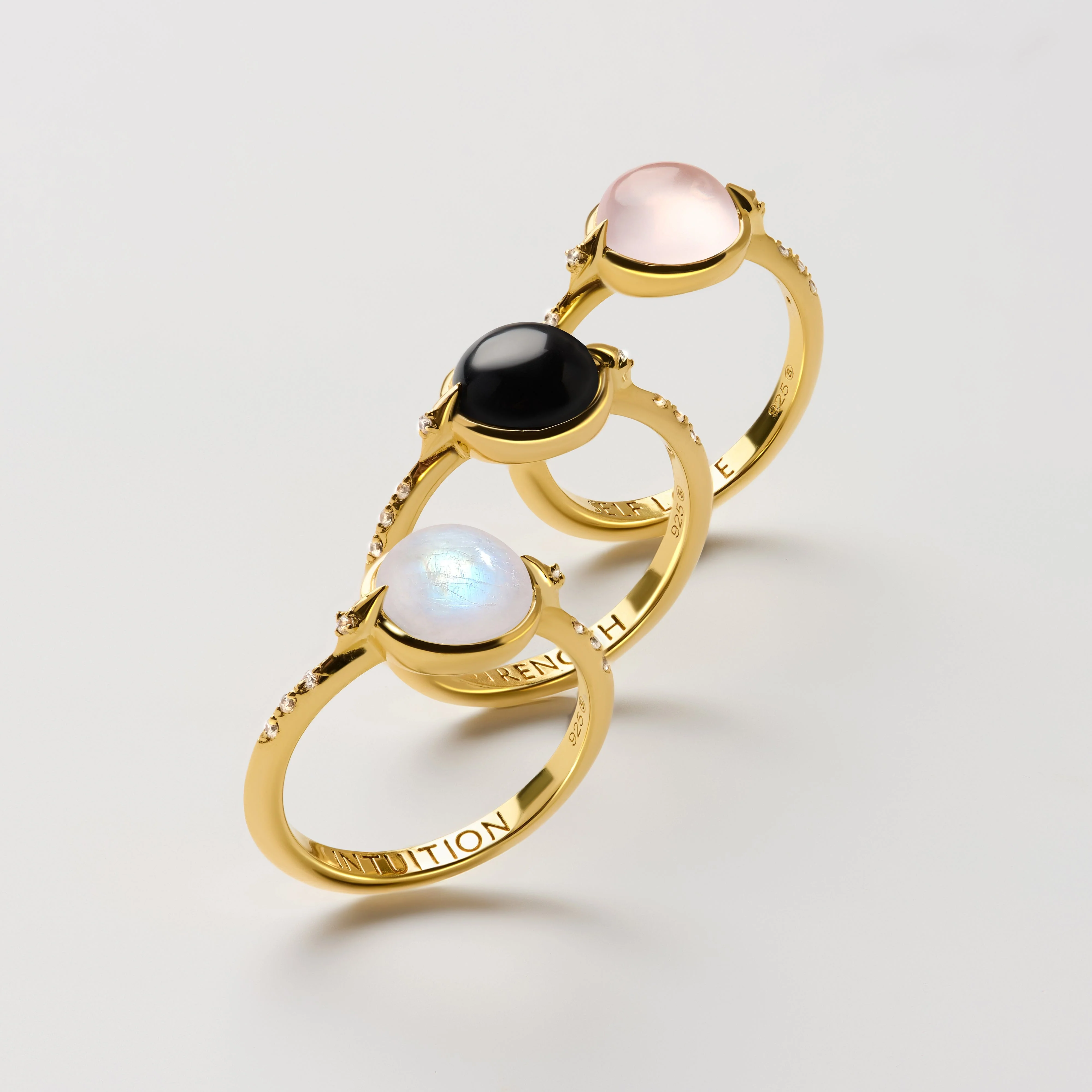 Moonstone Energy Ring - Intuition Engraved - Image 21