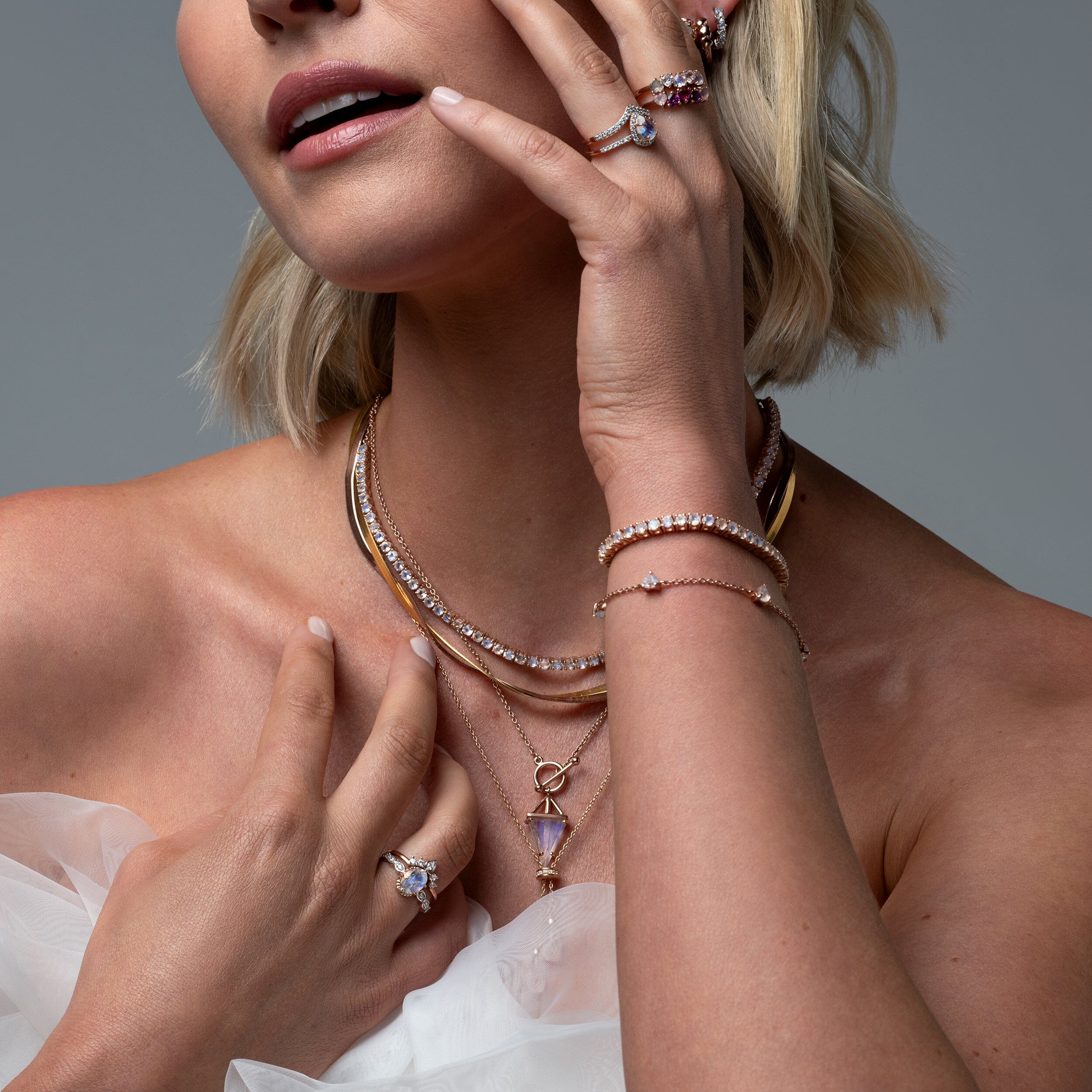Moonstone Diamond Ring - Mirth - Image 21