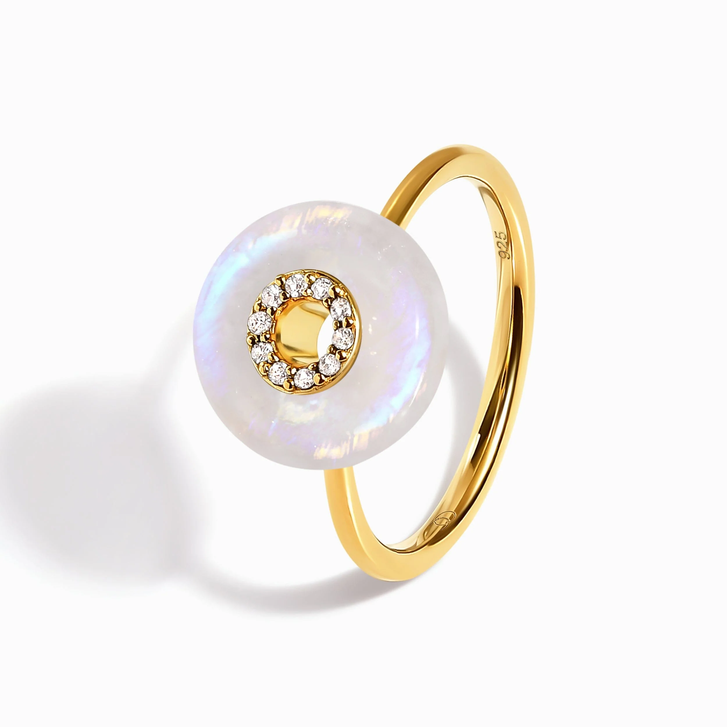 Moonstone Fidget Ring - Liora - Image 15