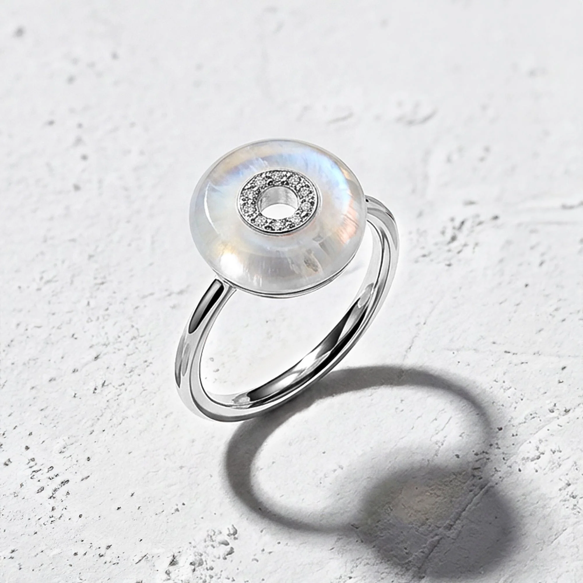 Moonstone Fidget Ring - Liora - Image 21