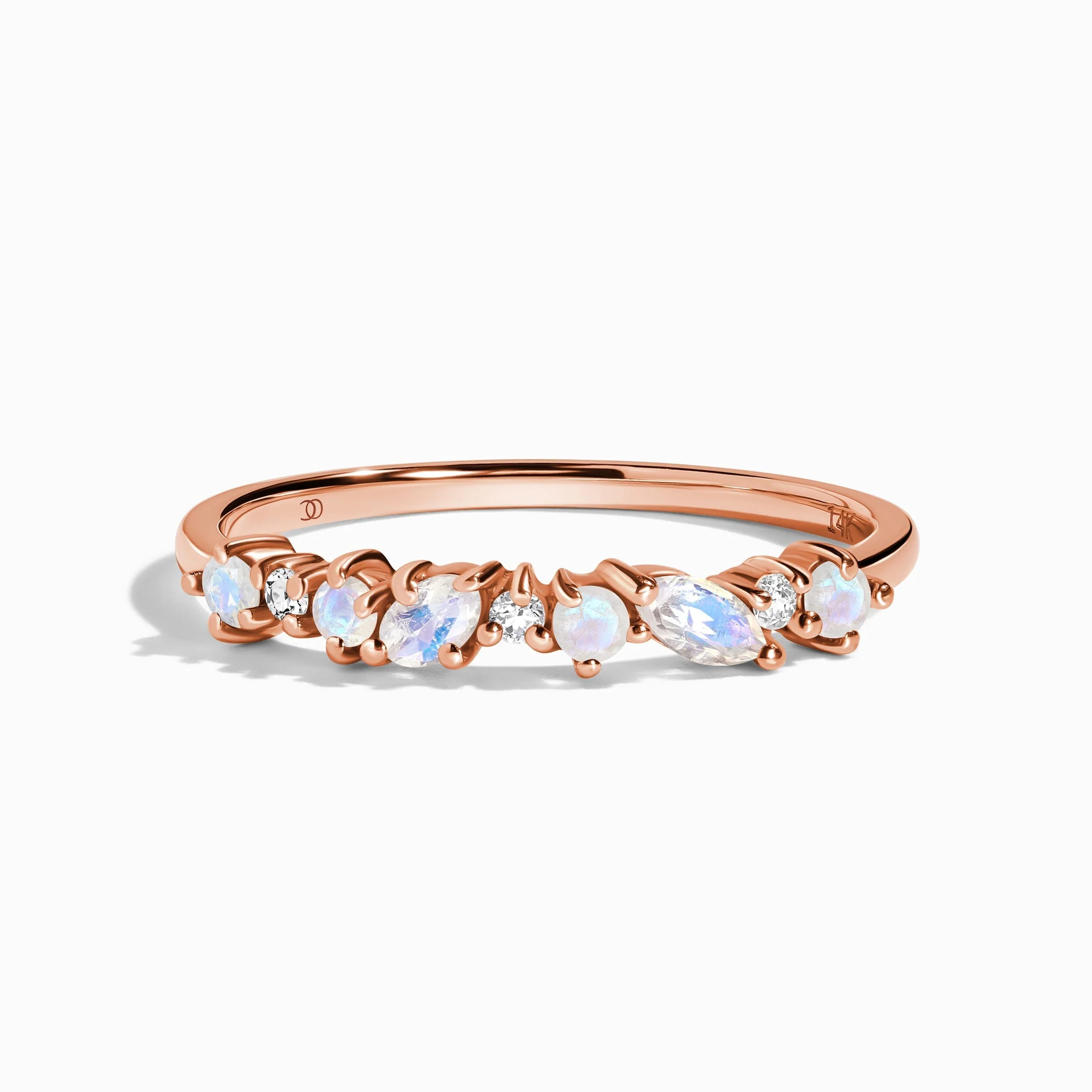 Moonstone Lab Diamond Ring - Grace - Image 3