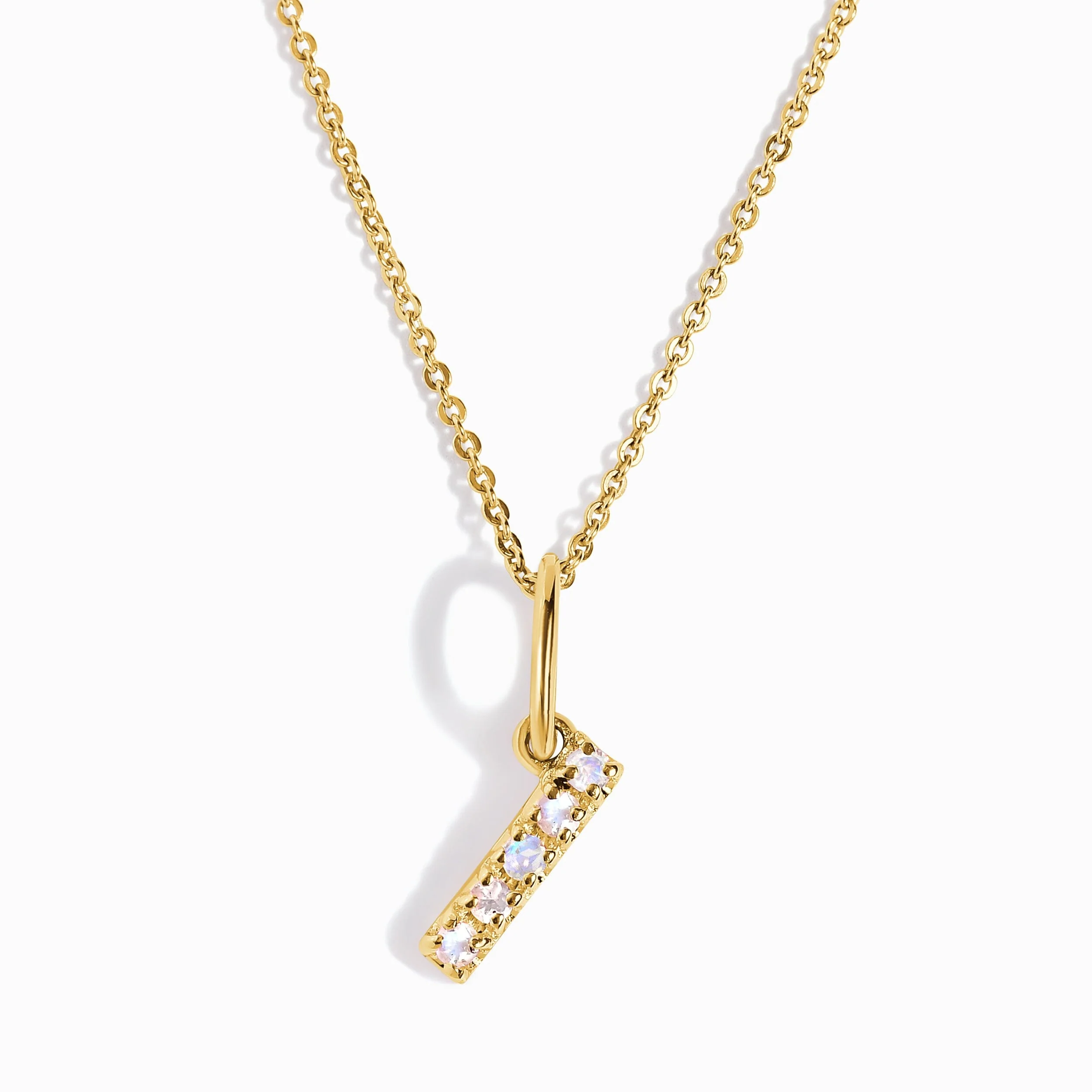 Moonstone Necklace - Alphabet - Image 17