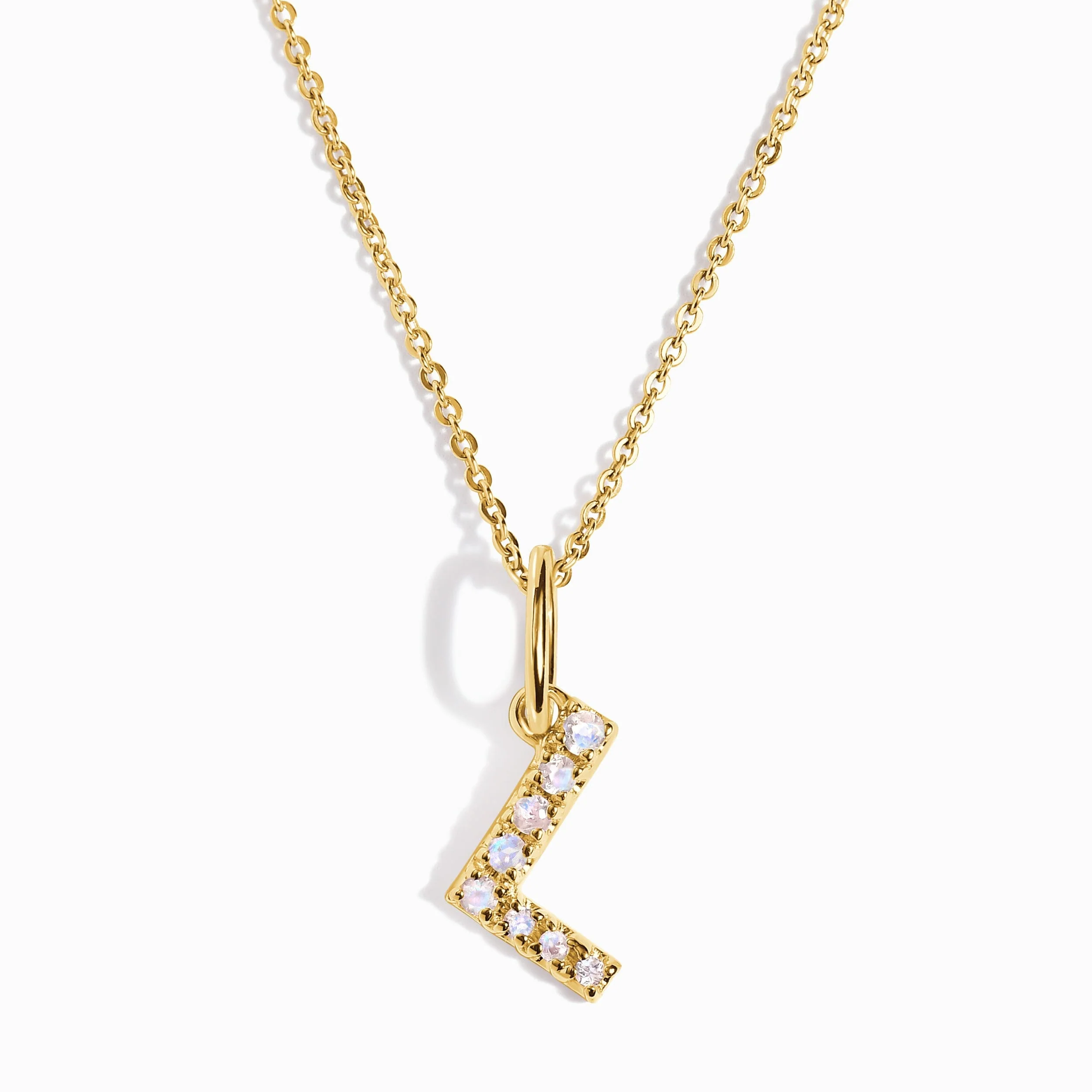 Moonstone Necklace - Alphabet - Image 23