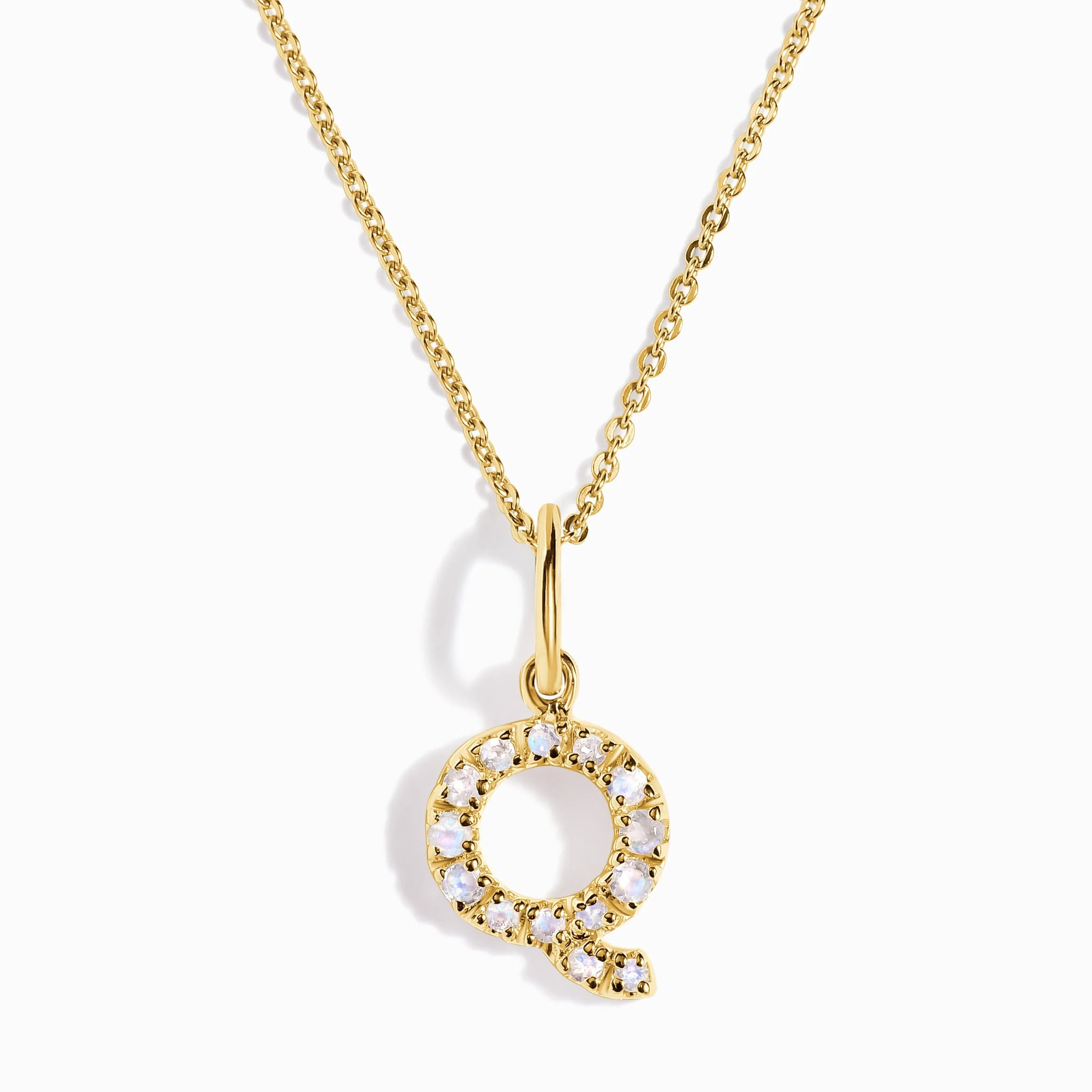 Moonstone Necklace - Alphabet - Image 33