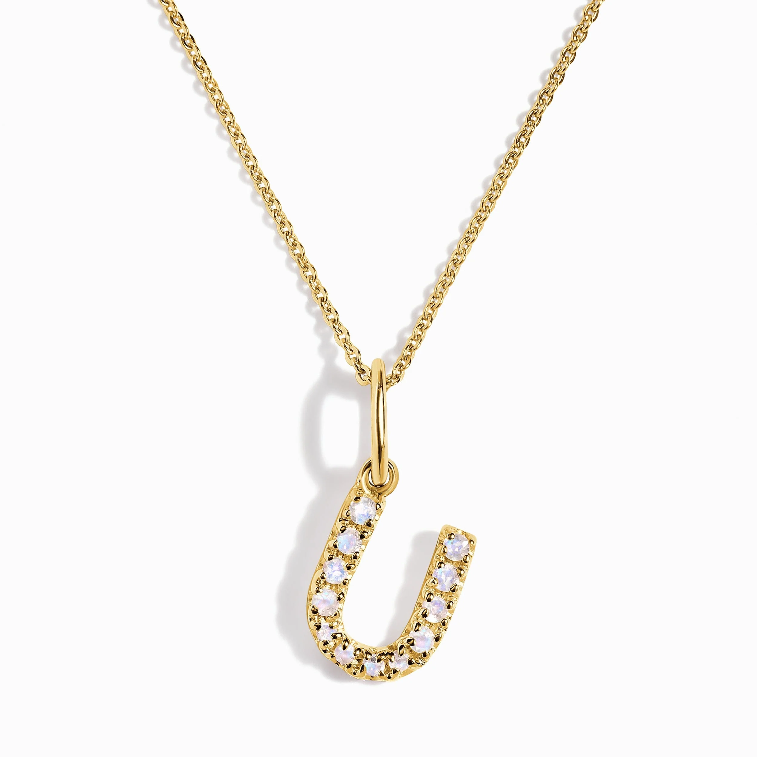 Moonstone Necklace - Alphabet - Image 41