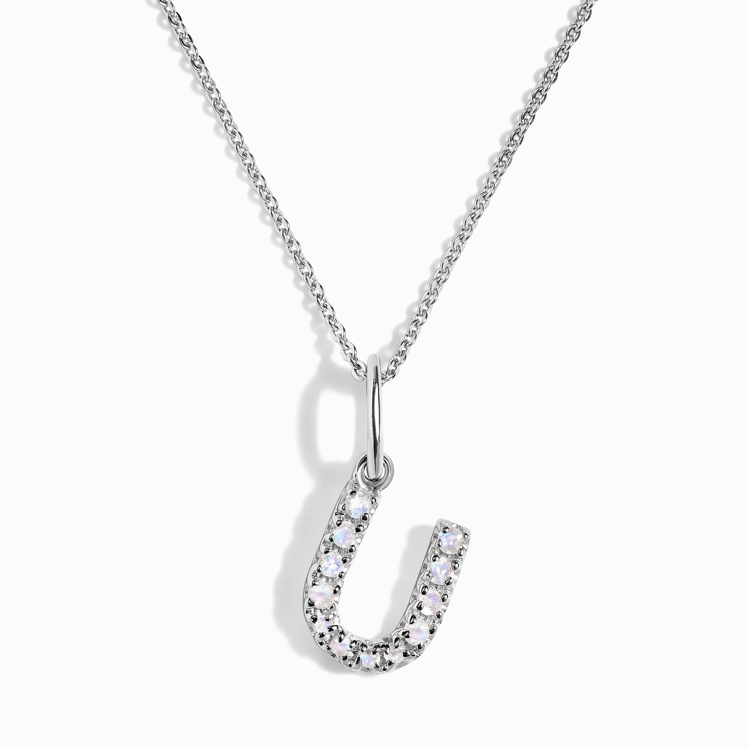 Moonstone Necklace - Alphabet - Image 11