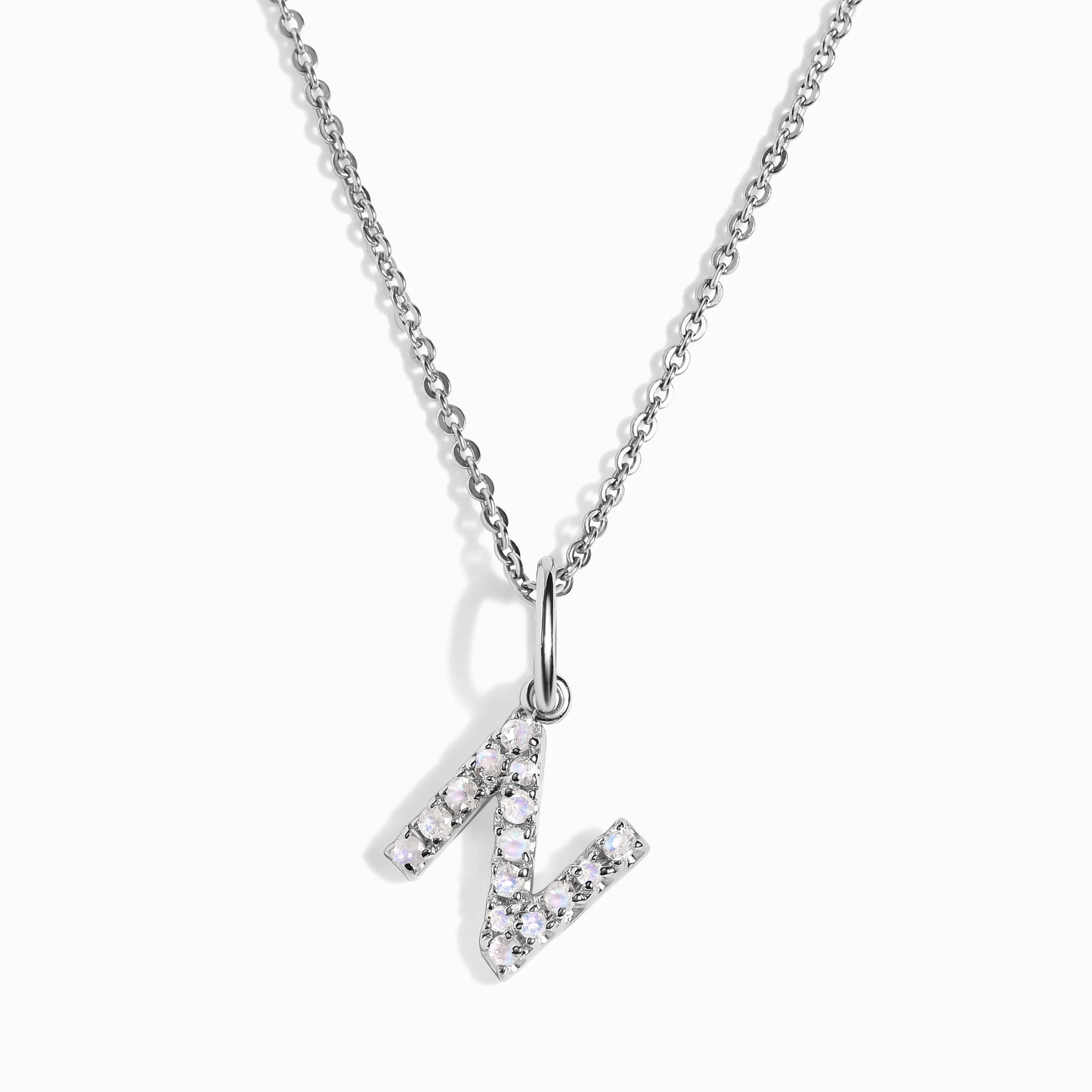 Moonstone Necklace - Alphabet - Image 41