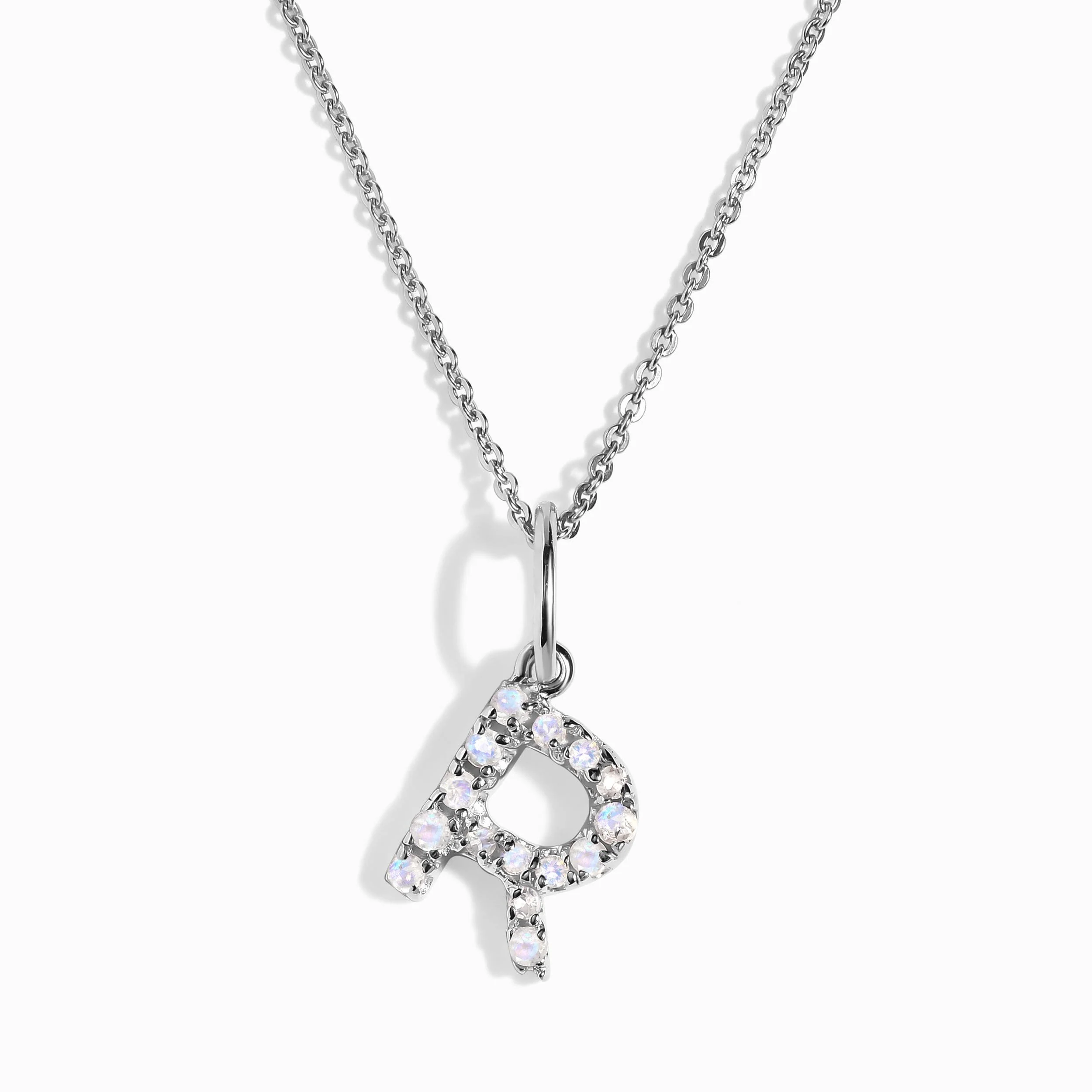Moonstone Necklace - Alphabet - Image 43