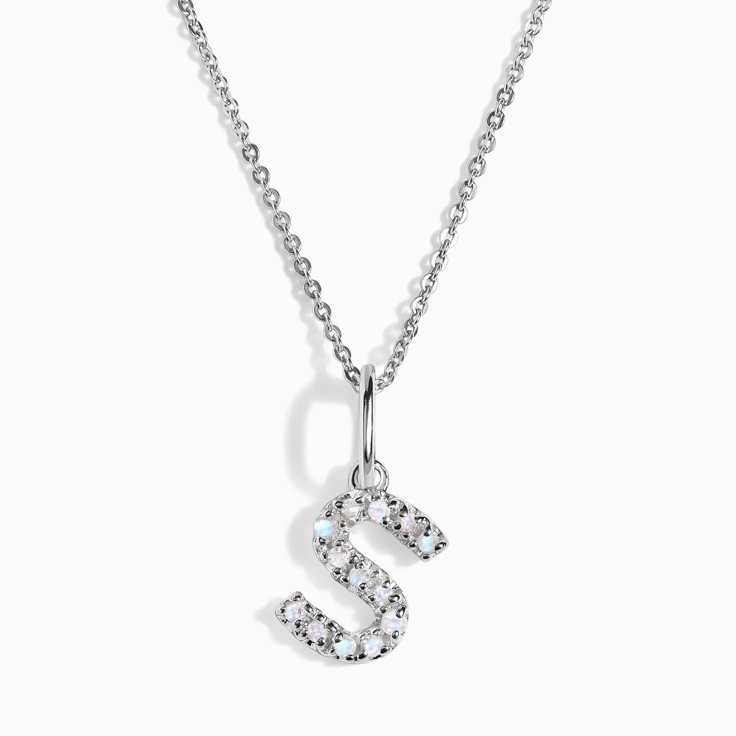 Moonstone Necklace - Alphabet - Image 45