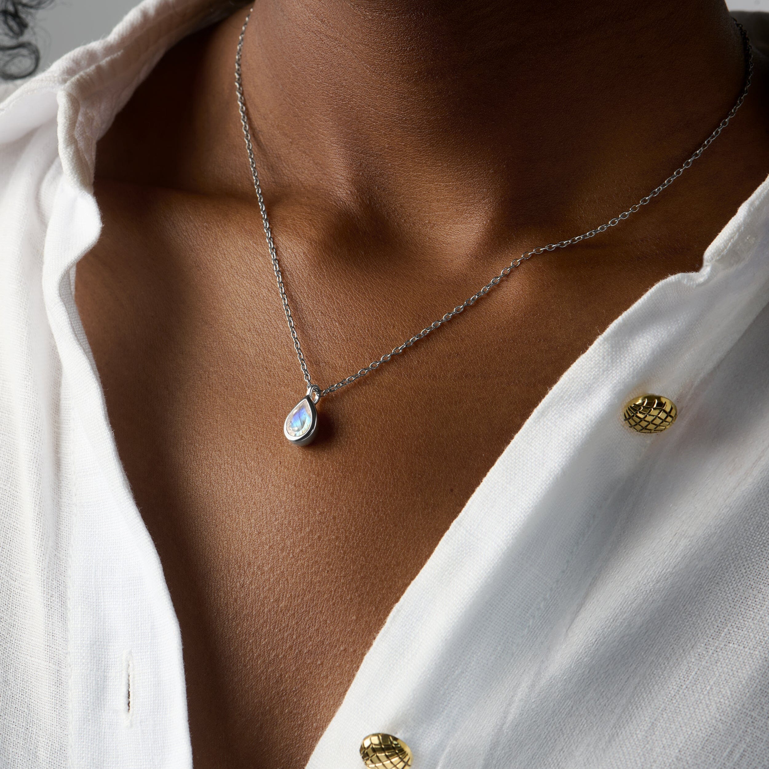 Moonstone Necklace - Hidden Heart - Image 30