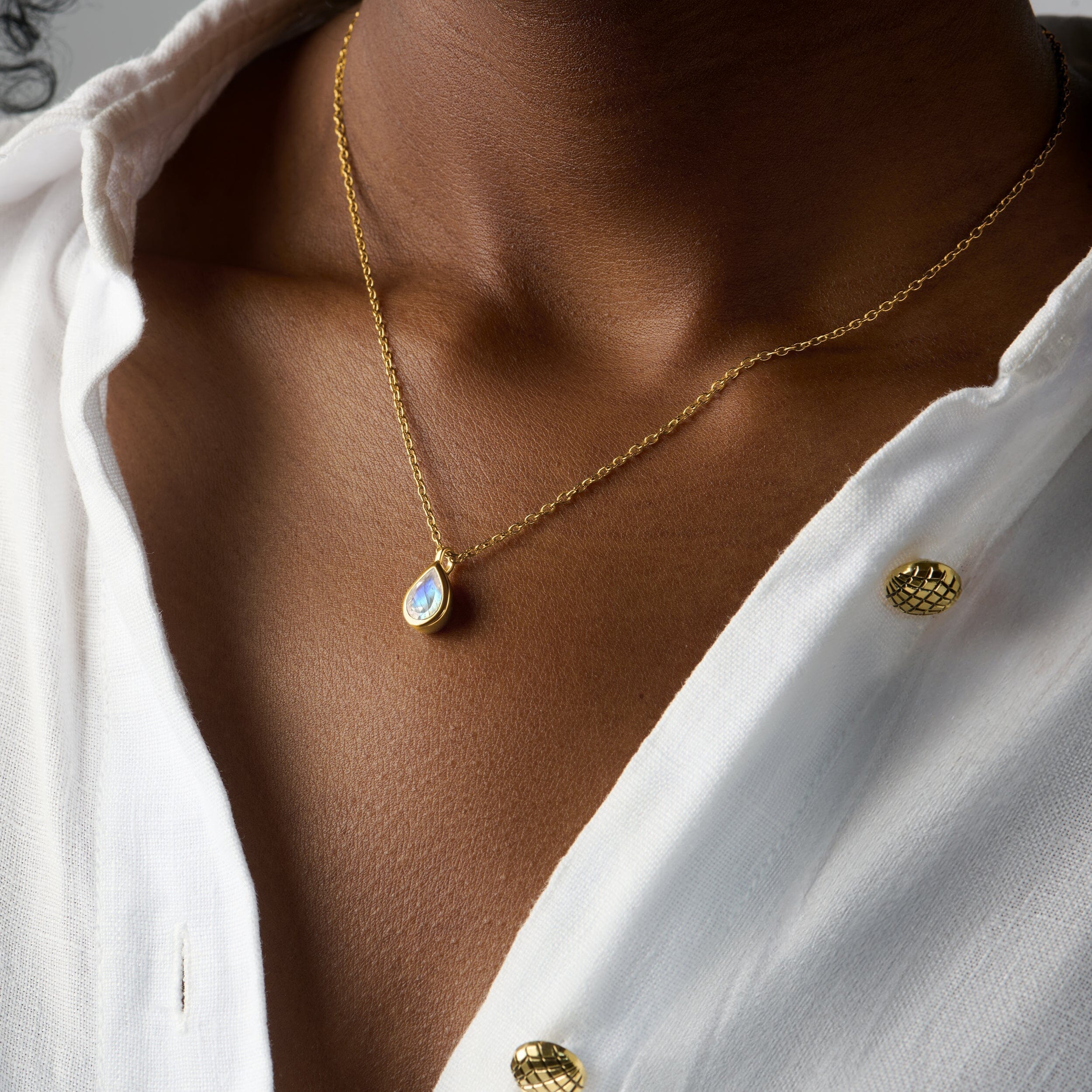 Moonstone Necklace - Hidden Heart - Image 40