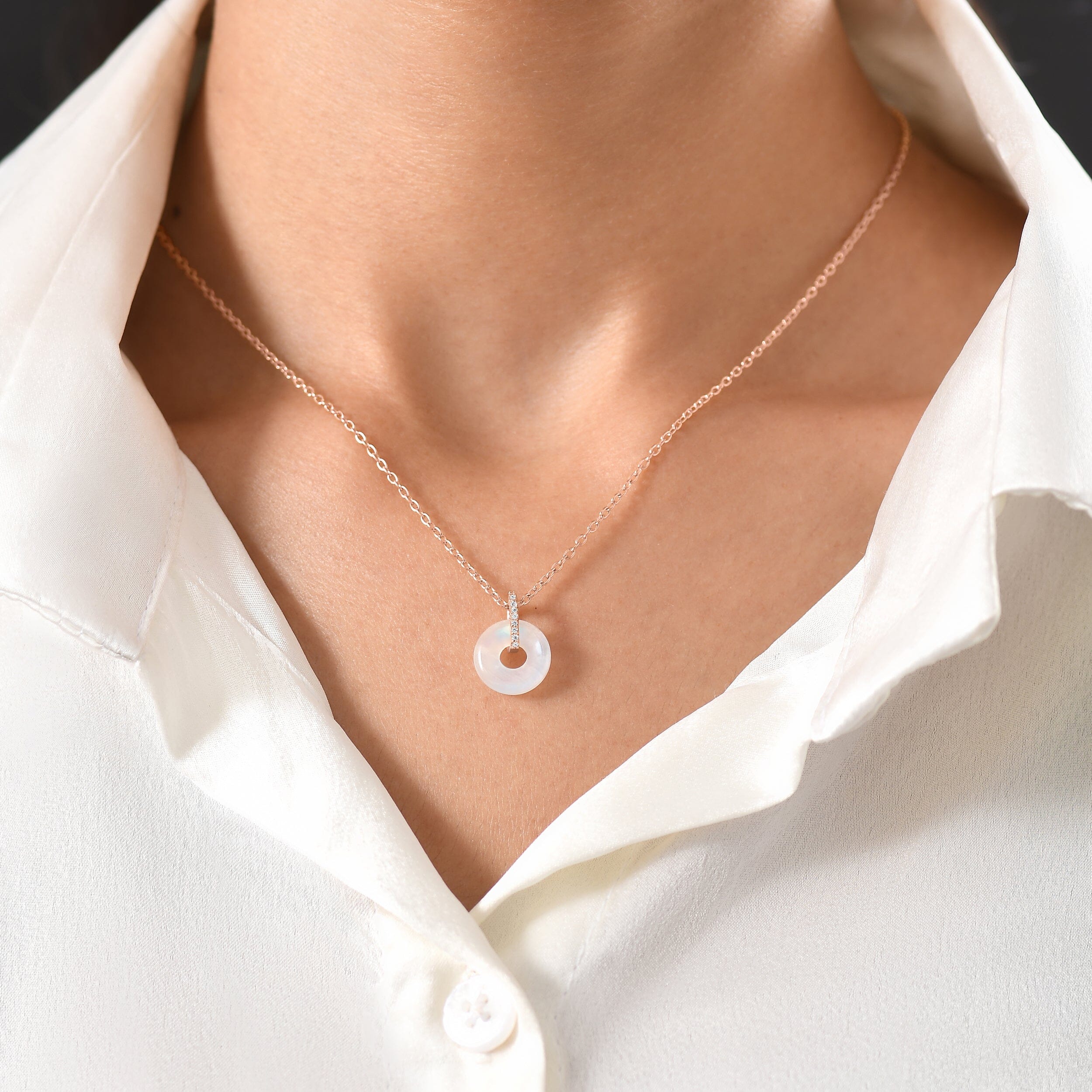 Moonstone Necklace - Liora - Image 4