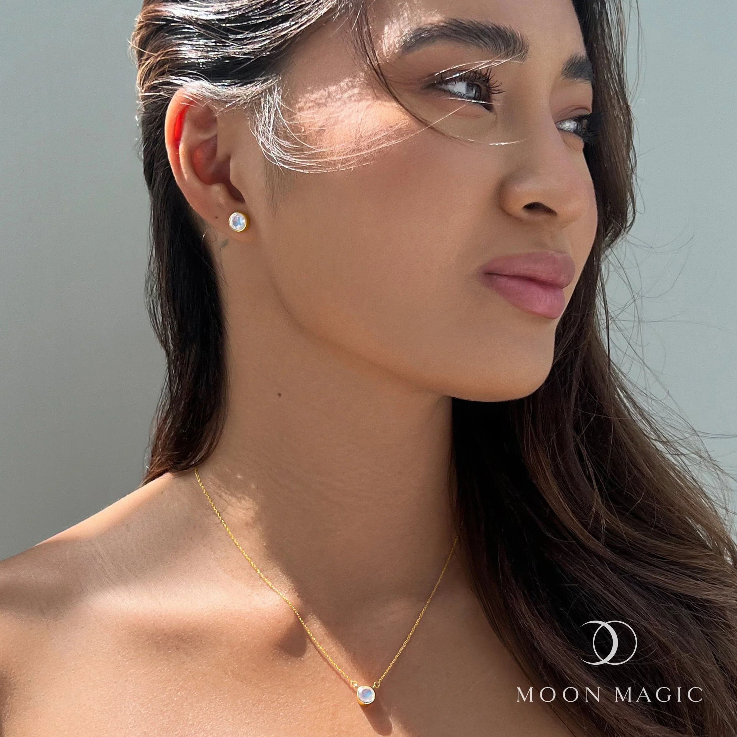 Moonstone Necklace - Solitaire - Image 22