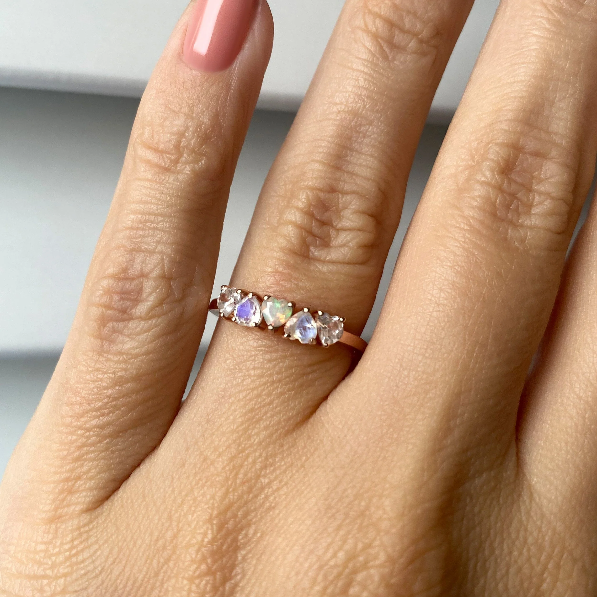 Moonstone Opal Ring - Crush On You - Image 5