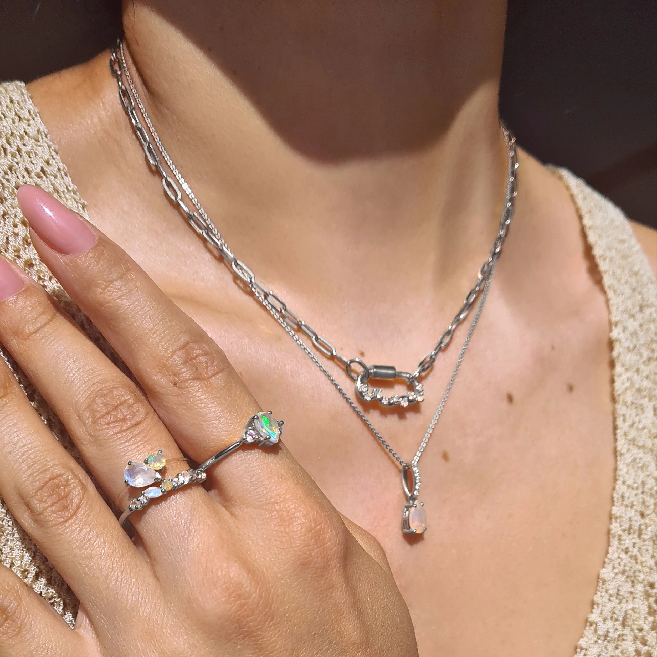 Moonstone Opal Ring - Grace - Image 3