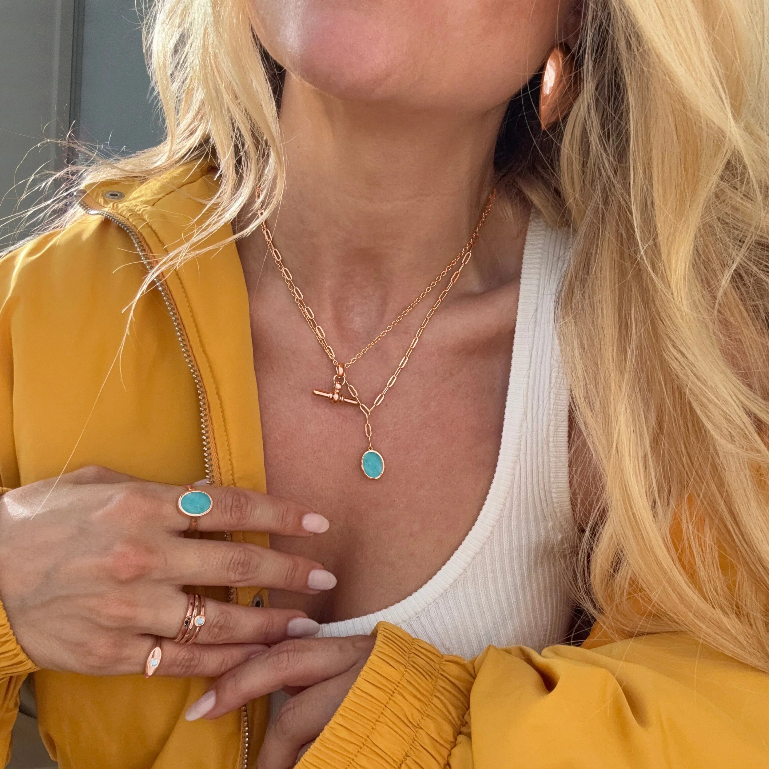 Moonstone Pinky Ring - Signet Lune - Image 15